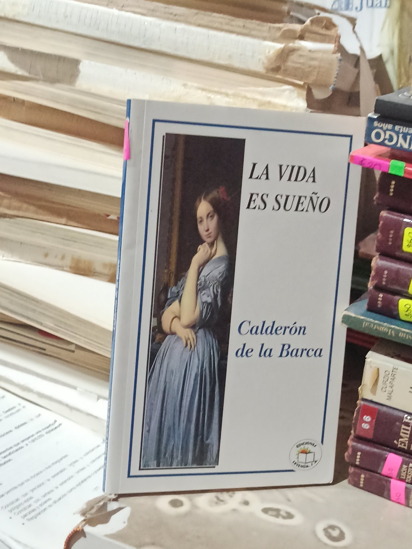 LA VIDA ES SUEÑO POR CALDERON DE LA BARCA USADO NOVELAS ALDAMA