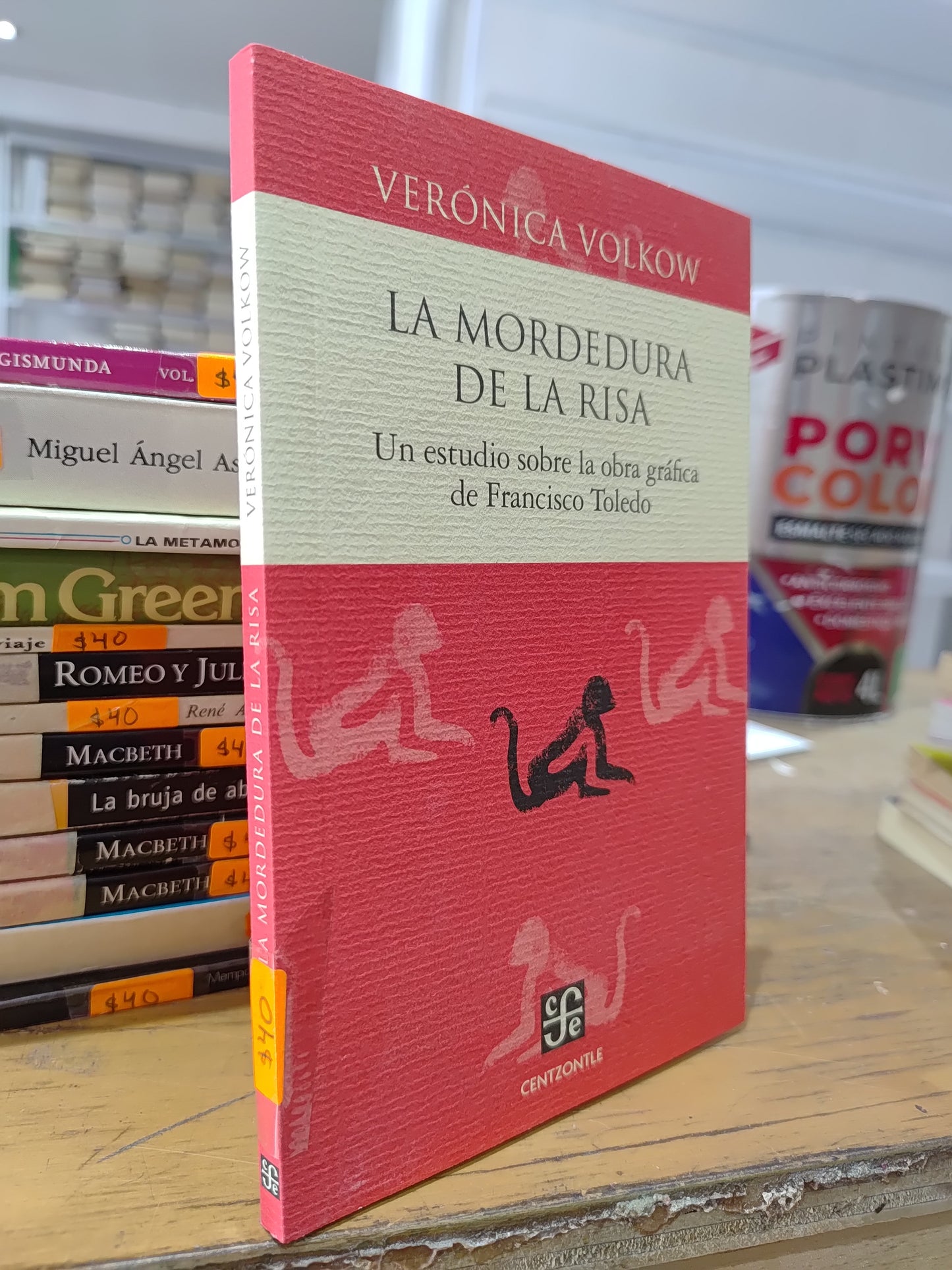 LA MORDEDURA DE LA RISA POR VERONICA VOLKOW USADO NOVELAS JUAREZ 515