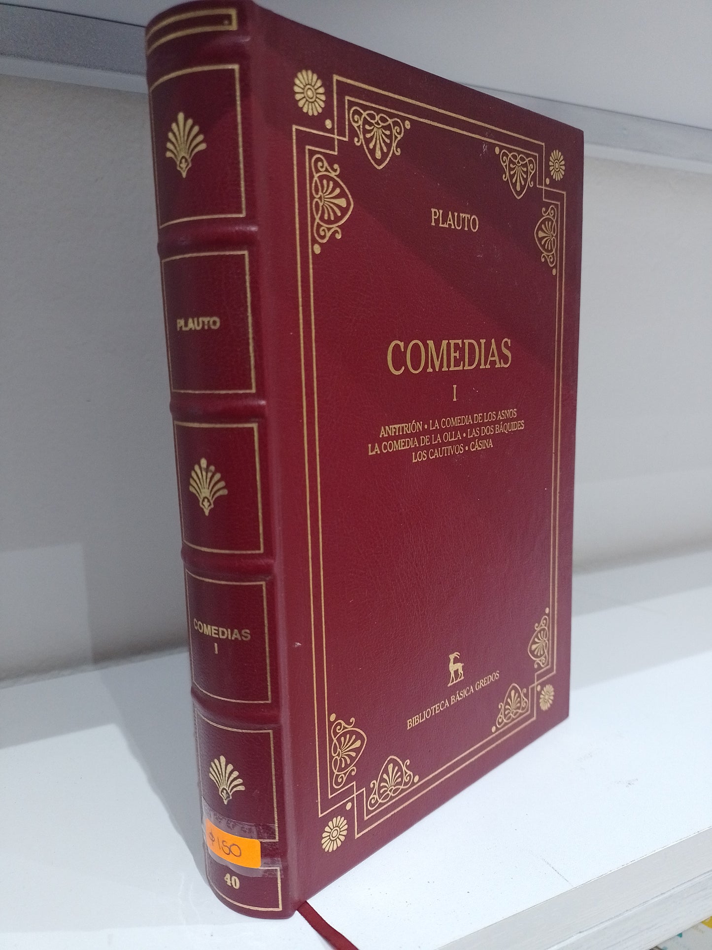 COMEDIAS I POR PLAUTO USADO NOVELA JUAREZ 515