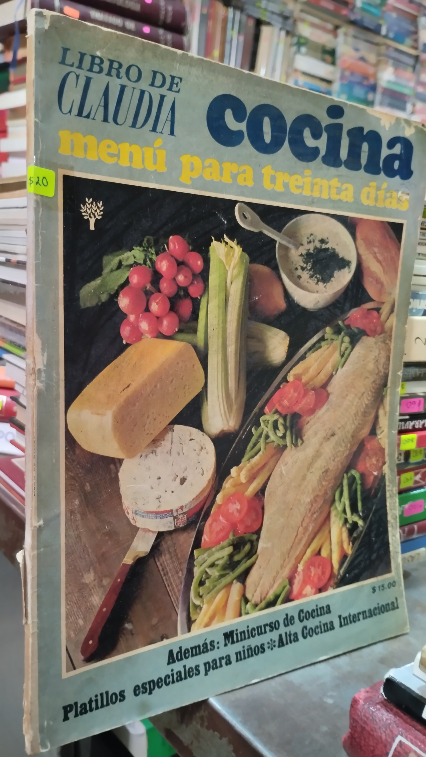 LIBRO DE CLAUDIA COCINA MENU PARA TREINTA DIAS LIBRO USADO COCINA ALDAMA