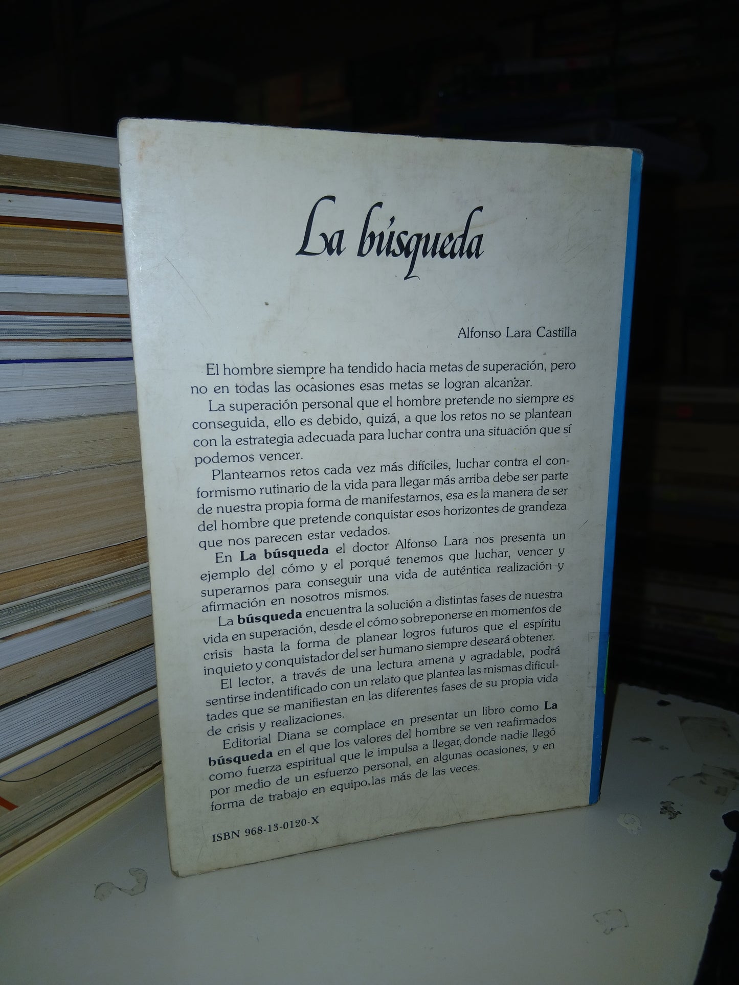 LA BÚSQUEDA POR ALFONSO LARA CASTILLA USADO SUPERACIÓN PERSONAL LITERARIO 207