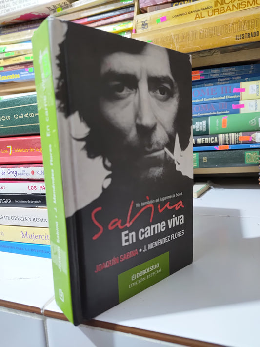 EN CARNE VIVA POR JOAQUIN SABINA USADO NOVELAS JUAREZ 507