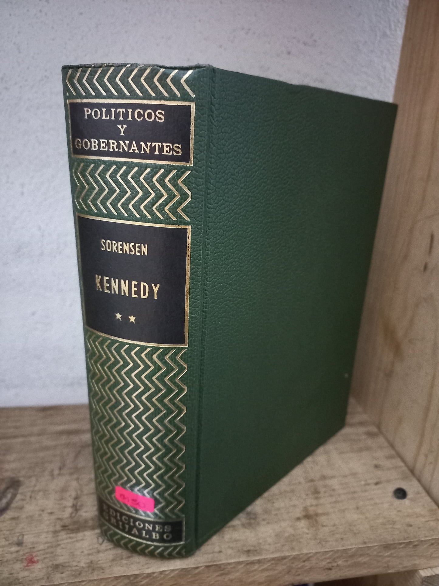 POLÍTICOS Y GOBERNANTES KENNEDY POR THEODORE C. SORENSEN USADO HISTORIA LITERARIO 305