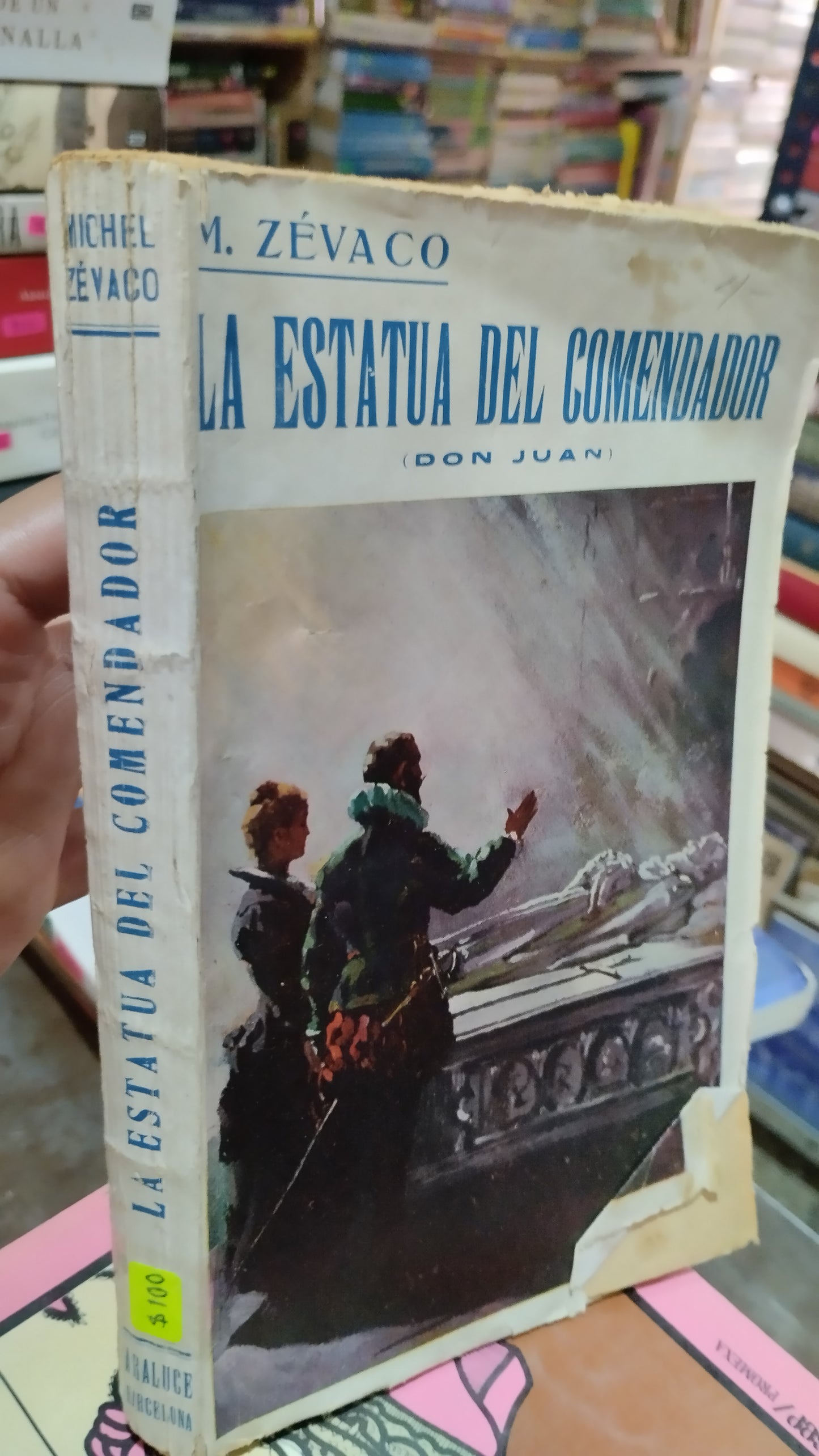 LA ESTATUA DEL COMENDADOR POR MICHAEL ZEVACO LIBRO USADO NOVELAS ALDAMA