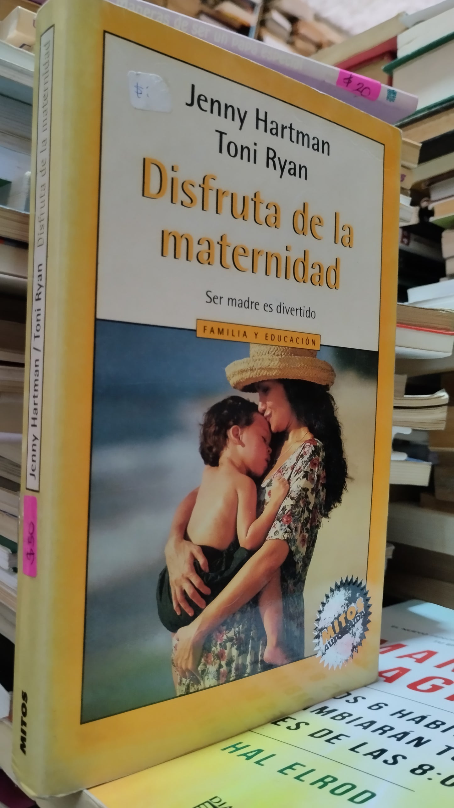 DISFRUTA DE LA MATERNIDAD POR JENNY HARTMAN LIBRO USADO SUPERACION PERSONAL ALDAMA