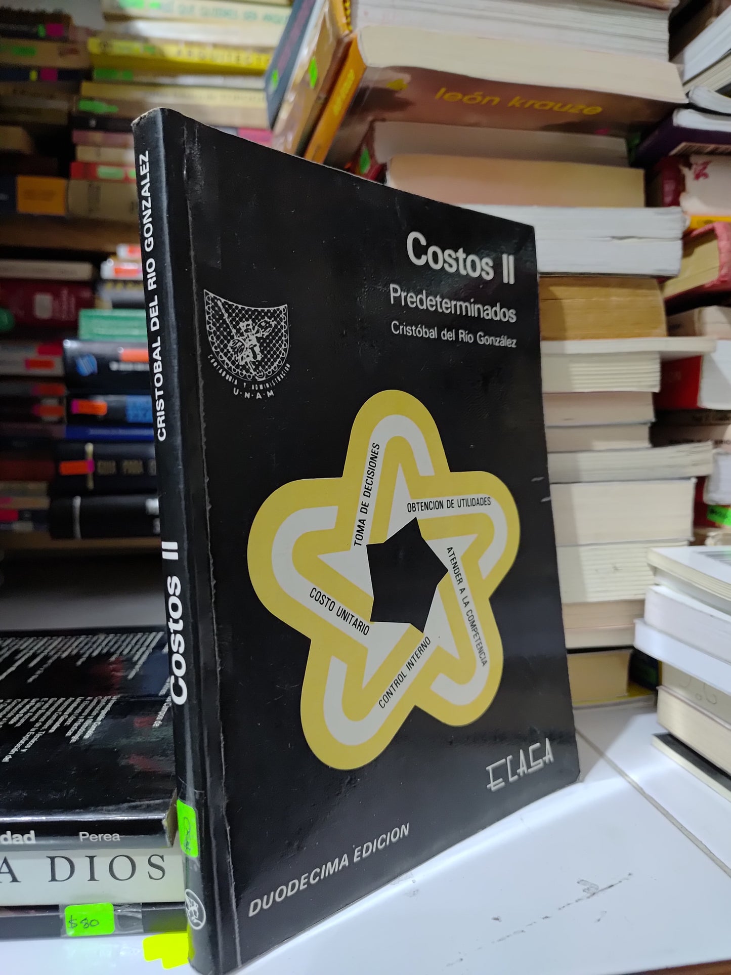 COSTOS 2 PREDERTEMINADOS POR CRISTOBAL DEL RIO GONZALES USADO ADMINISTRACION JUAREZ 507