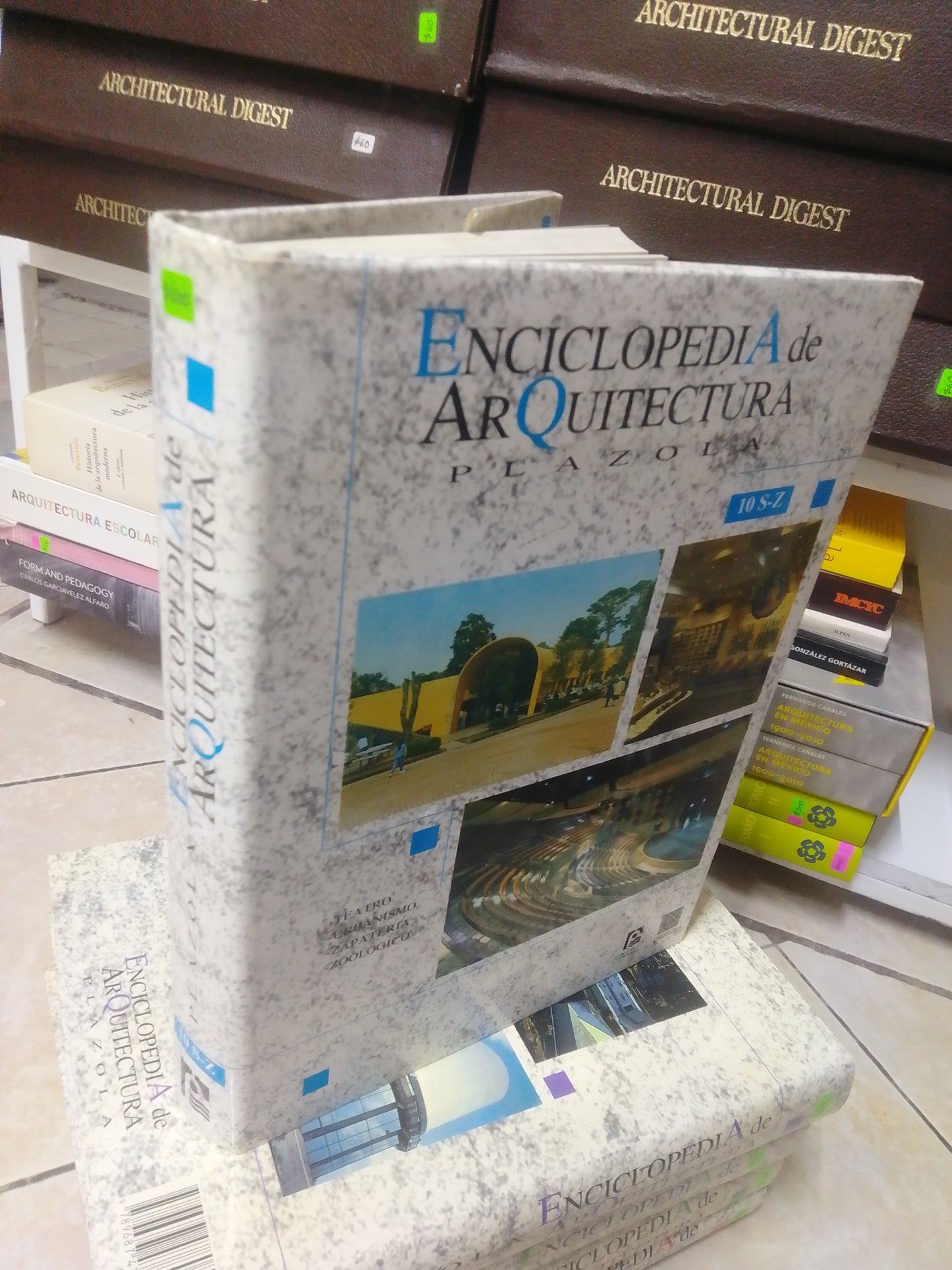 ENCICLOPEDIA DE ARQUITECTURA VOLUMEN 10, ALFREDO PLAZOLA CISNEROS, USADO, ARQUITECTURA, JUAREZ 515