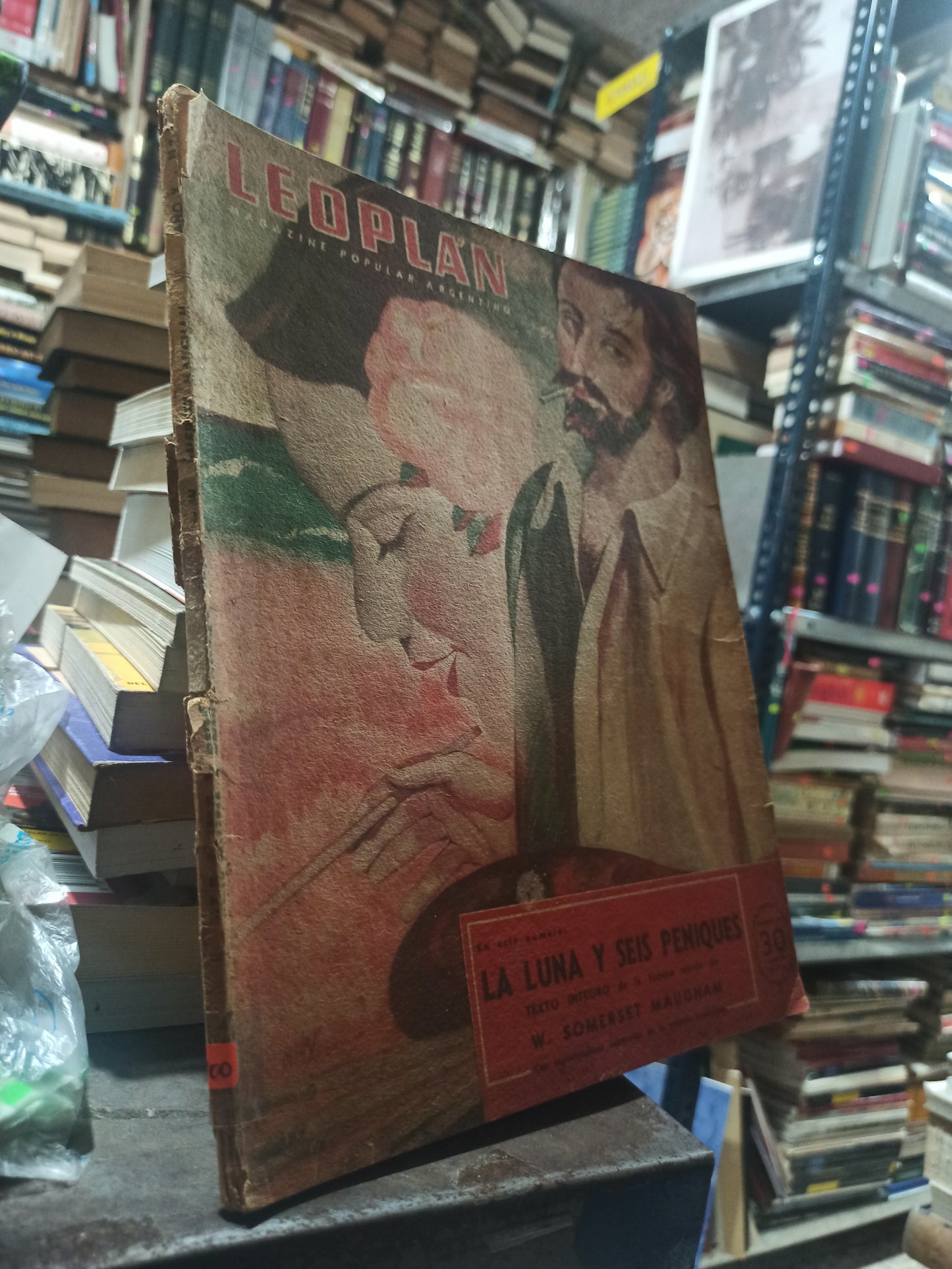 LEOPLAN LA LUNA Y SESIS PENIQUES USADO ANTIGUOS ALDAMA