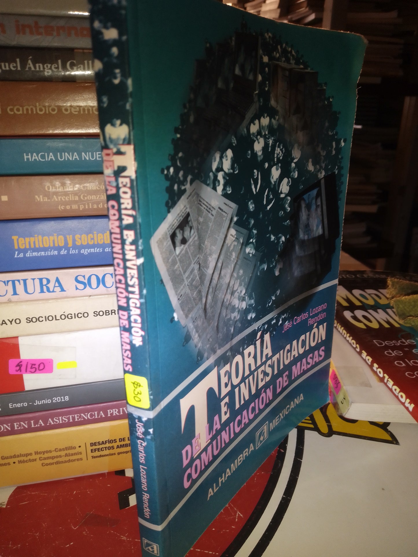 TEORÍA DE LA INVESTIGACIÓN COMUNICACIÓN DE MASAS POR JOSE CARLOS LOZANO USADO SOCIOLOGÍA LITERARIO 207