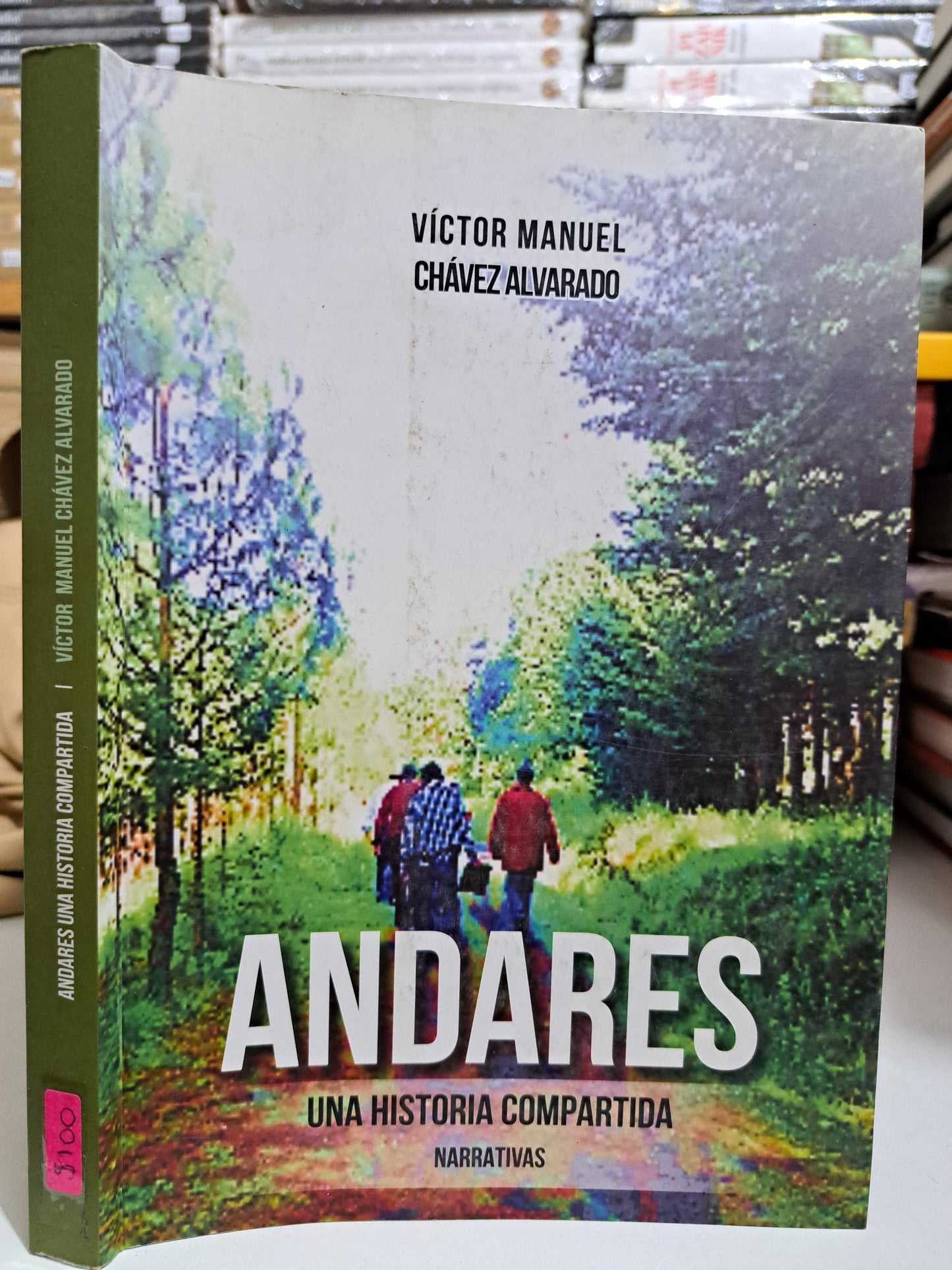 ANDARES UNA HISTORIA COMPARTIDA NARRATIVAS VÍCTOR MANUEL CHÁVEZ ALVARADO USADO NOVELA JUÁREZ