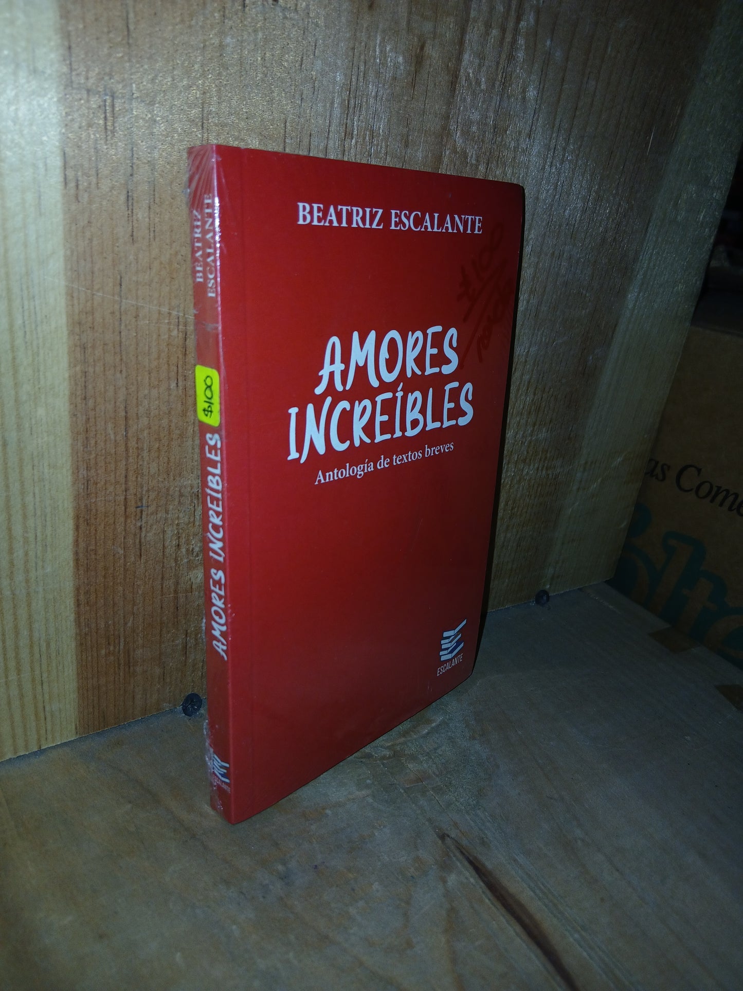 AMORES INCREÍBLES POR BEATRIZ ESCALANTE USADO NOVELA LITERARIO 207