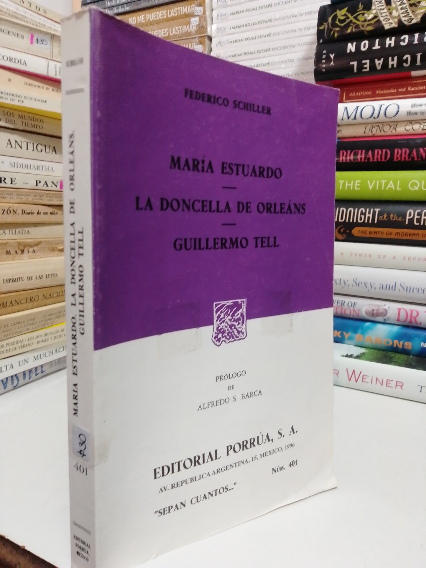 MARÍA ESTUARDO Y OTRAS OBRAS POR FEDERICO SCHILLER USADO NOVELA JUÁREZ