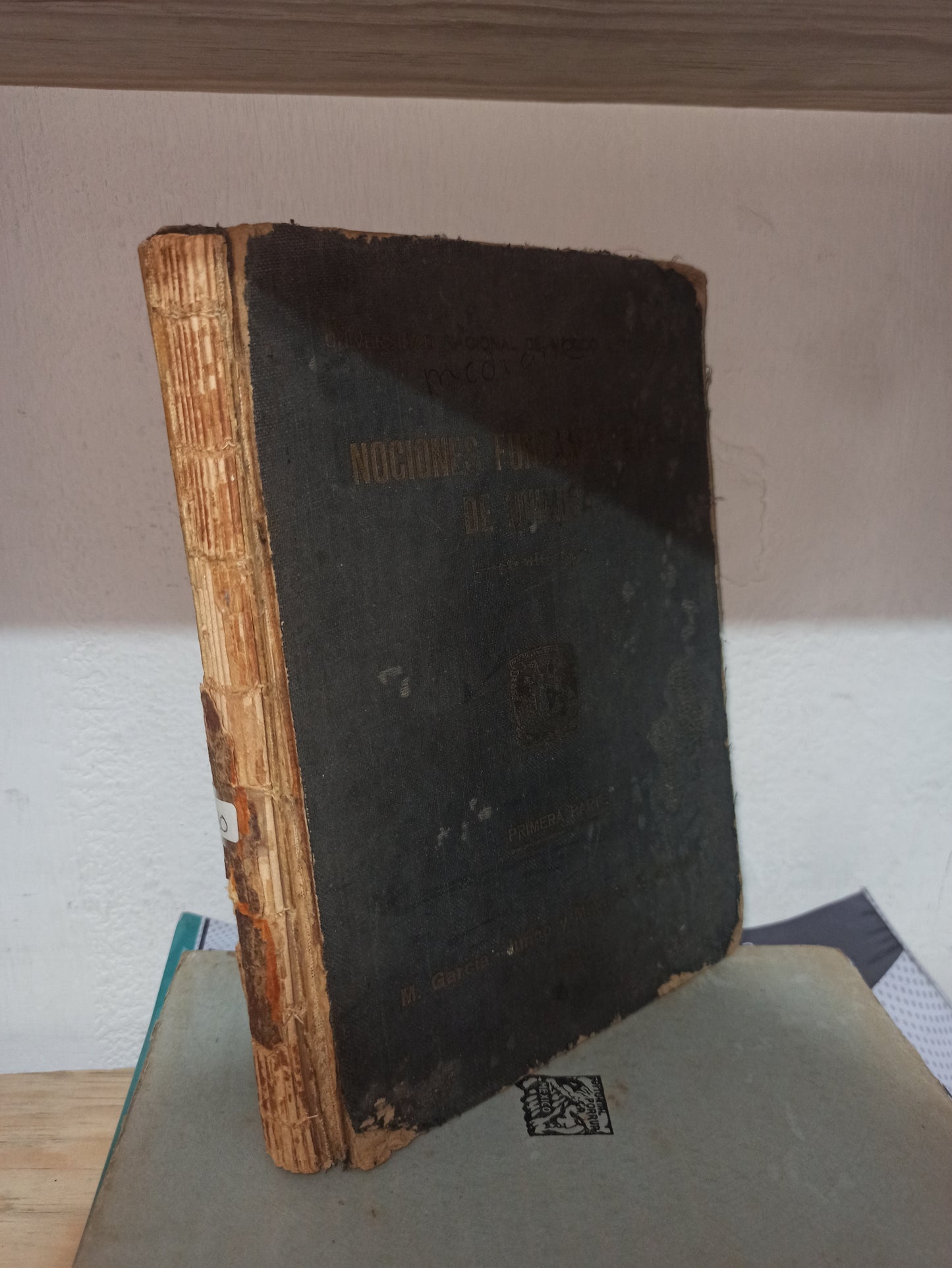 NOCIONES FUNDAMENTALES DE QUÍMICA POR M. GARCIA JUNCO USADO QUÍMICA JUÁREZ