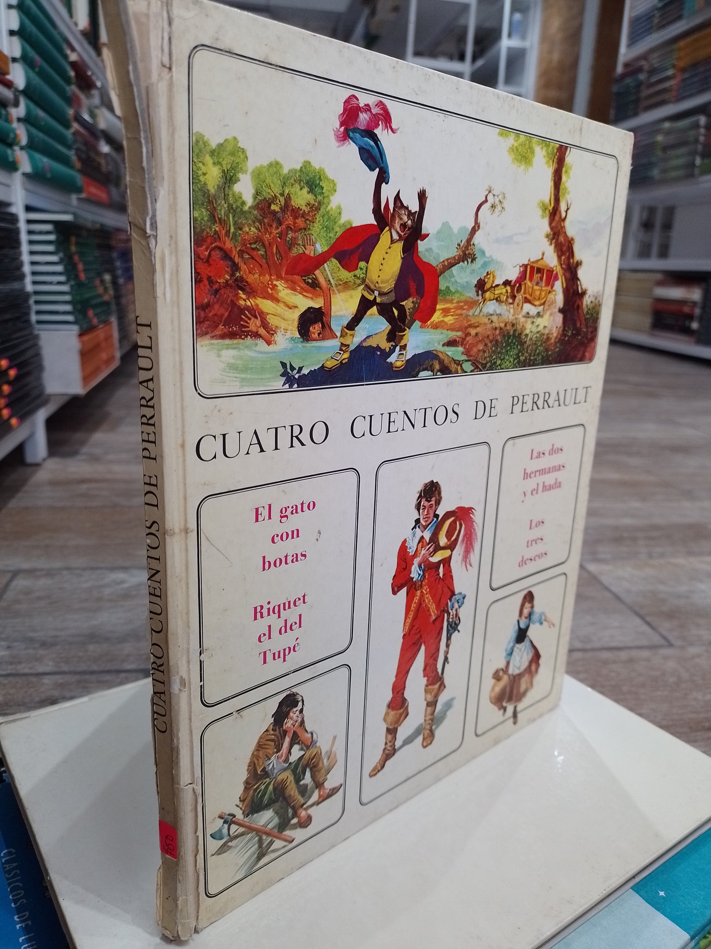 CUATRO CUENTOS DE PARRAULT USADO INFANTIL JUAREZ 515