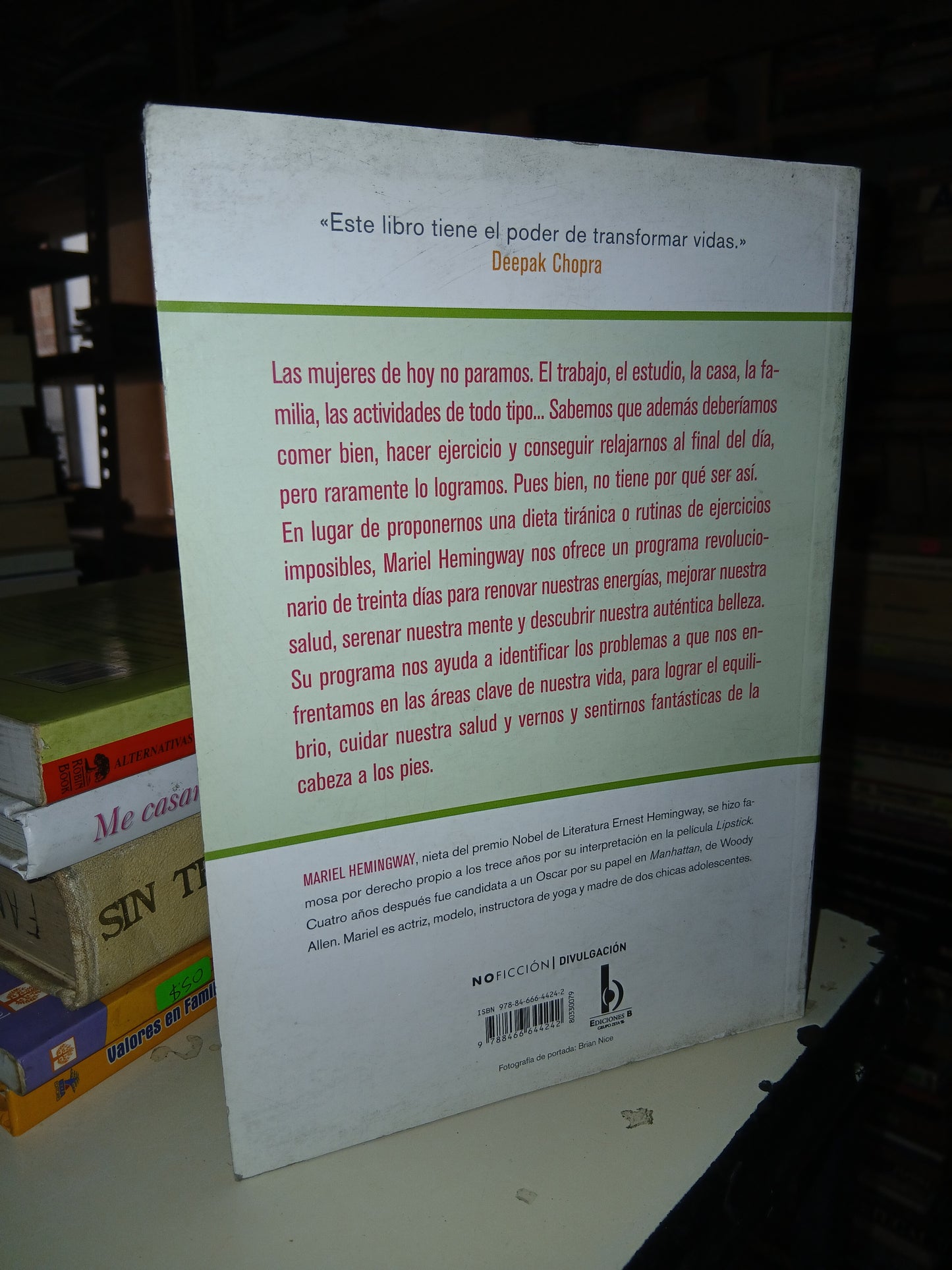 LA AUTÉNTICA BELLEZA POR MARIEL HEMINGWAY USADO SUPERACIÓN PERSONAL LITERARIO 207