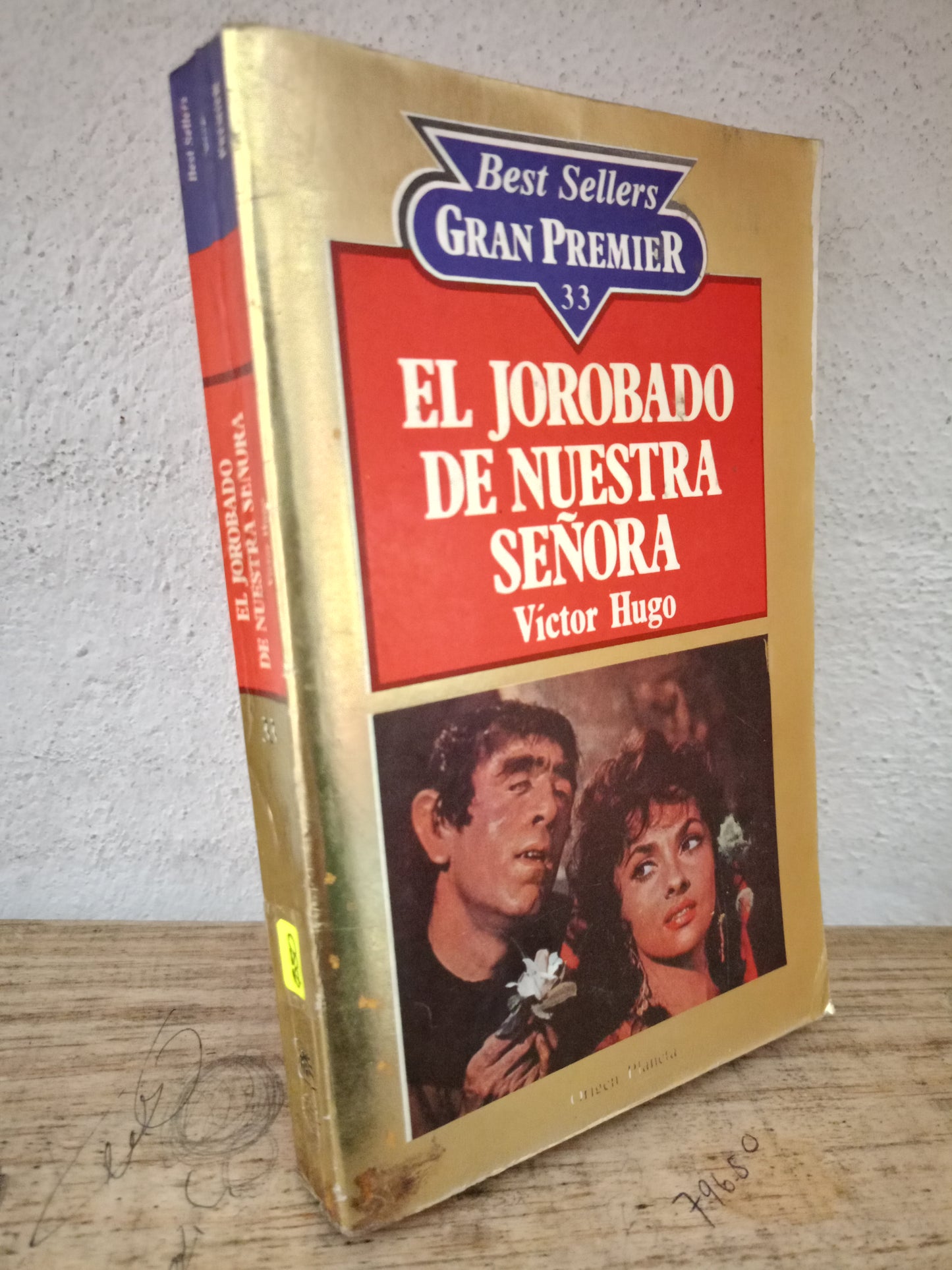 EL JOROBADO DE NUESTRA SEÑORA VICTOR HUGO USADO NOVELA LITERARIO 305