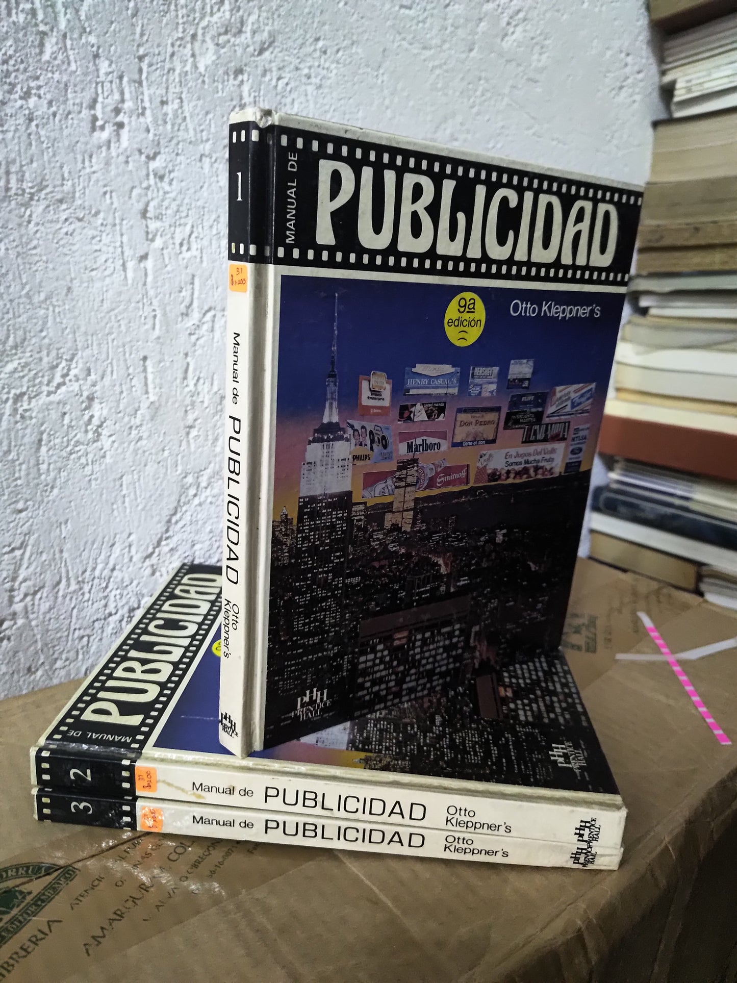 PUBLICIDAD POR OTTO KLEPPNER USADO ADMINISTRACION JUAREZ 515 3 TOMOS POR $200