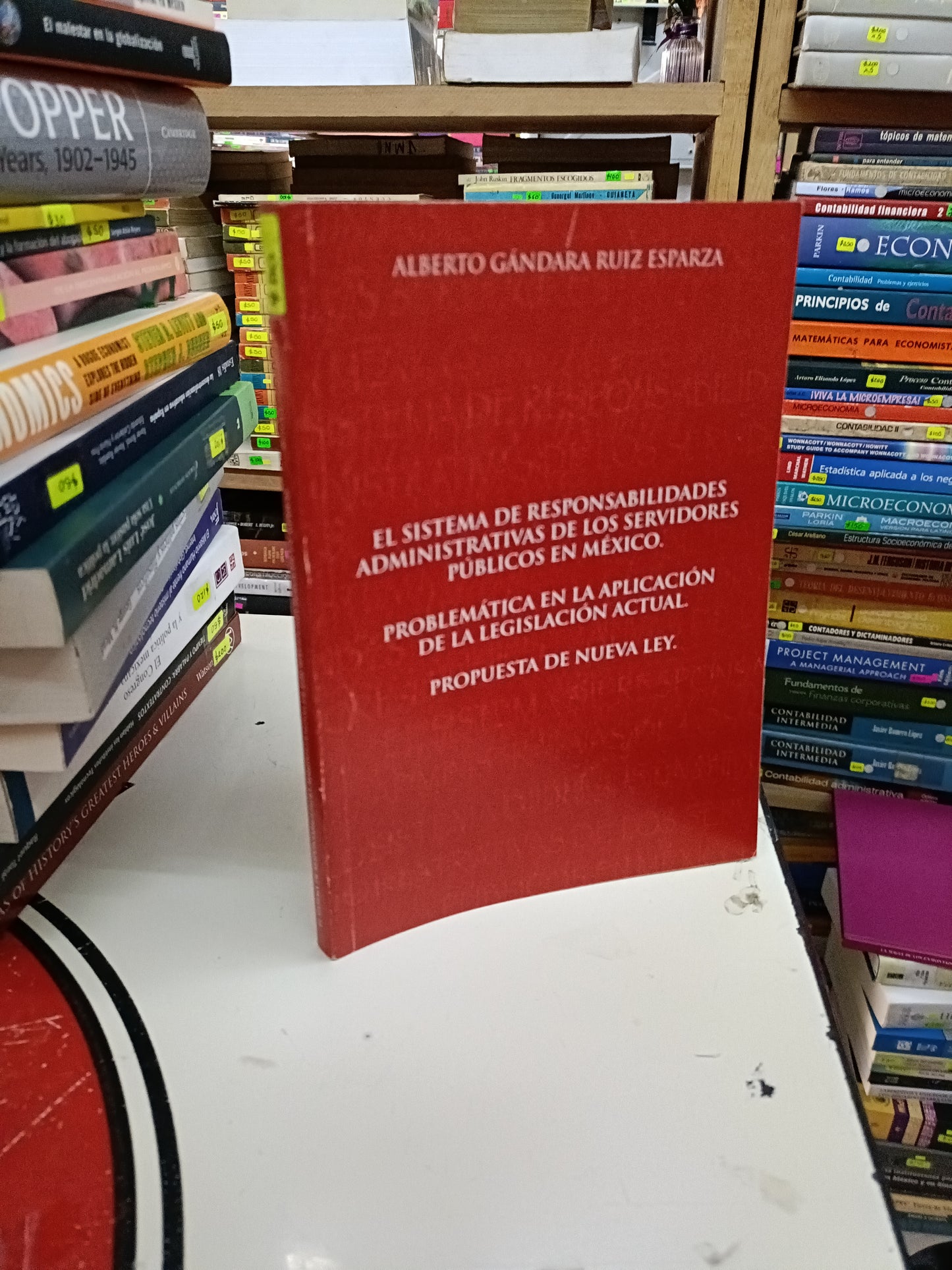 EL SISTEMA DE RESPONSABILIDADES ADMINISTRATIVAS DE LOS SERVIDORES PÚBLICOS EN MÉXICO POR ALBERTO GÁNDARA RUIZ ESPARZA USADO POLÍTICA LITERARIO 207