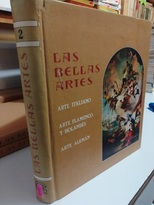 LAS BELLAS ARTES 2 ARTE ITALIANO, FRANCES, HOLANDES Y ALEMAN USADO ARTE JUAREZ