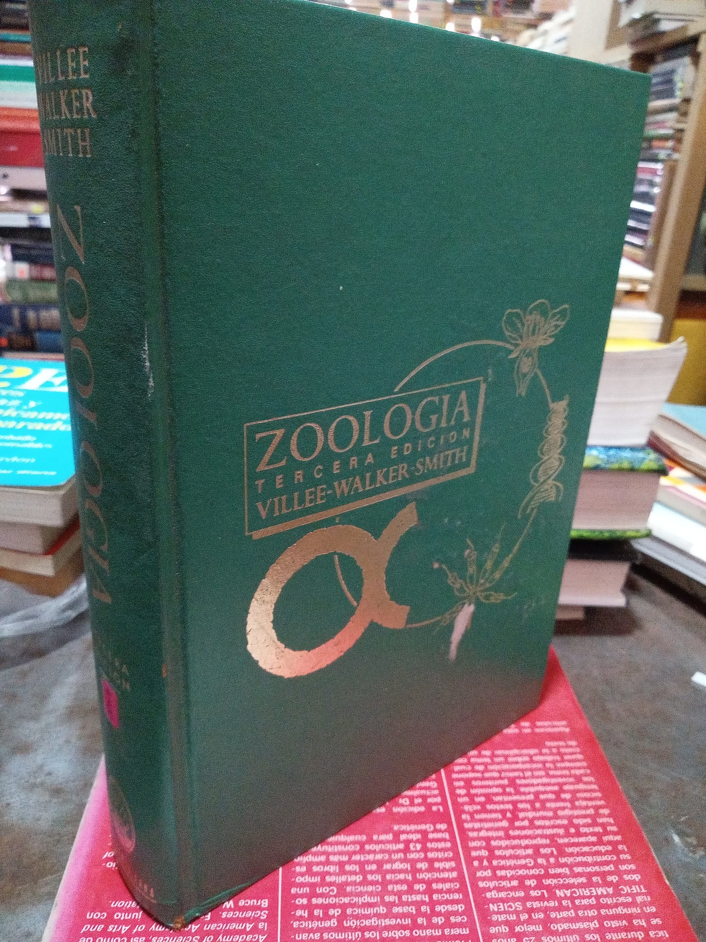 ZOOLOGIA TERCERA EDICIÓN POR VULLEE WALKER SMITH USADO VETERINARIO ALDAMA