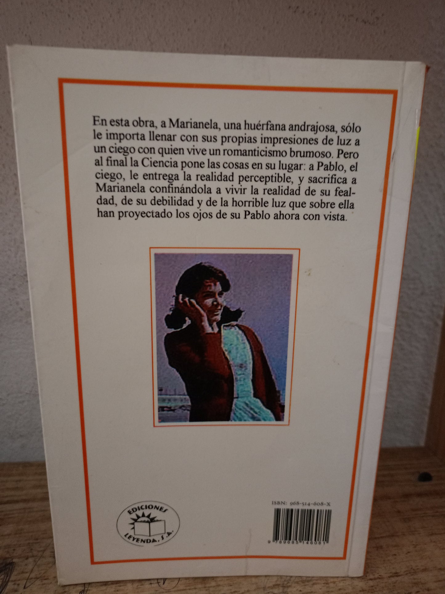 MARIANELA POR BENITO PÉREZ GALDÓS USADO NOVELA LITERARIO 305