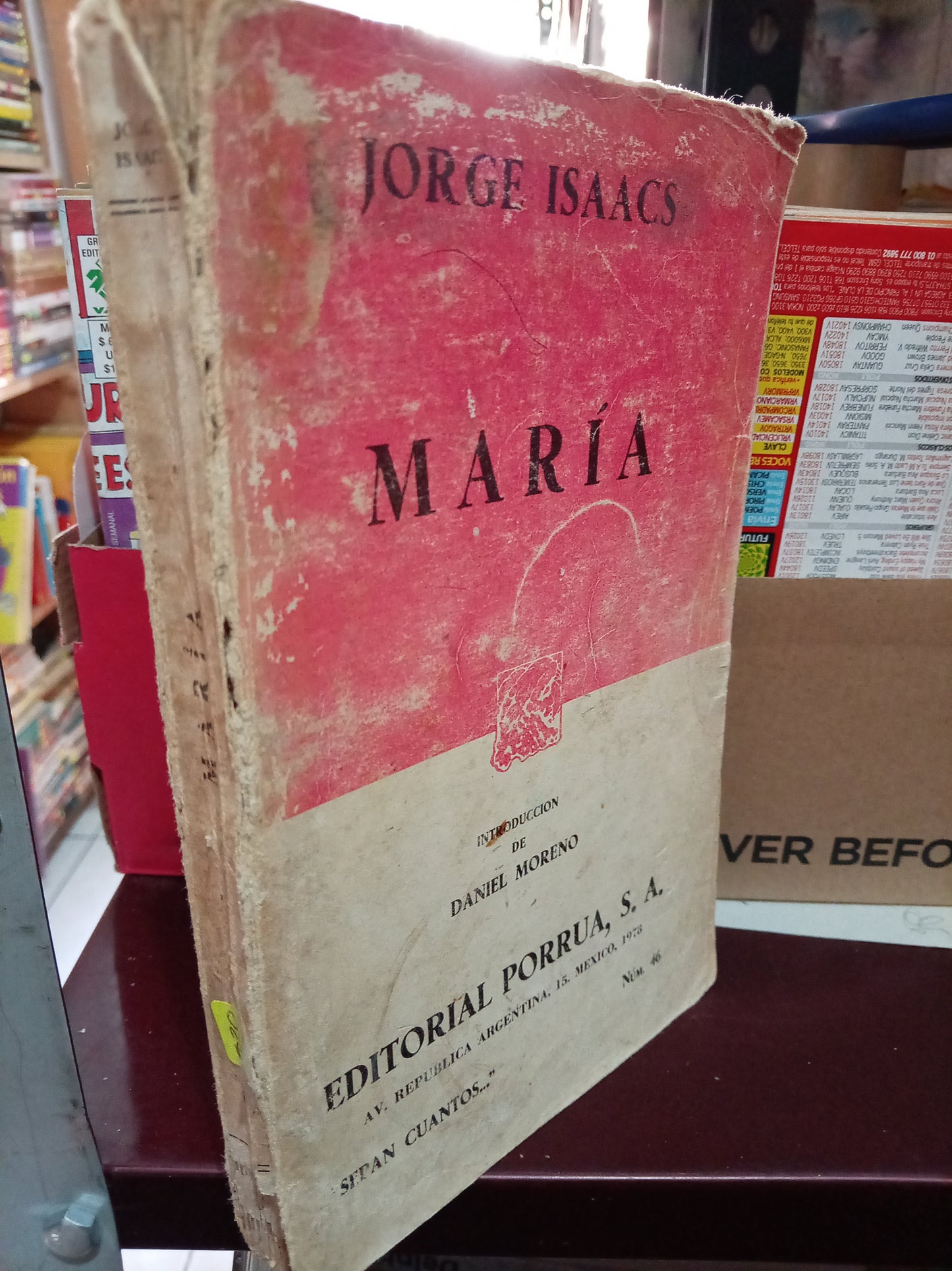 MARIA JORGE ISAACS USADO NOVELA LITERARIO 305