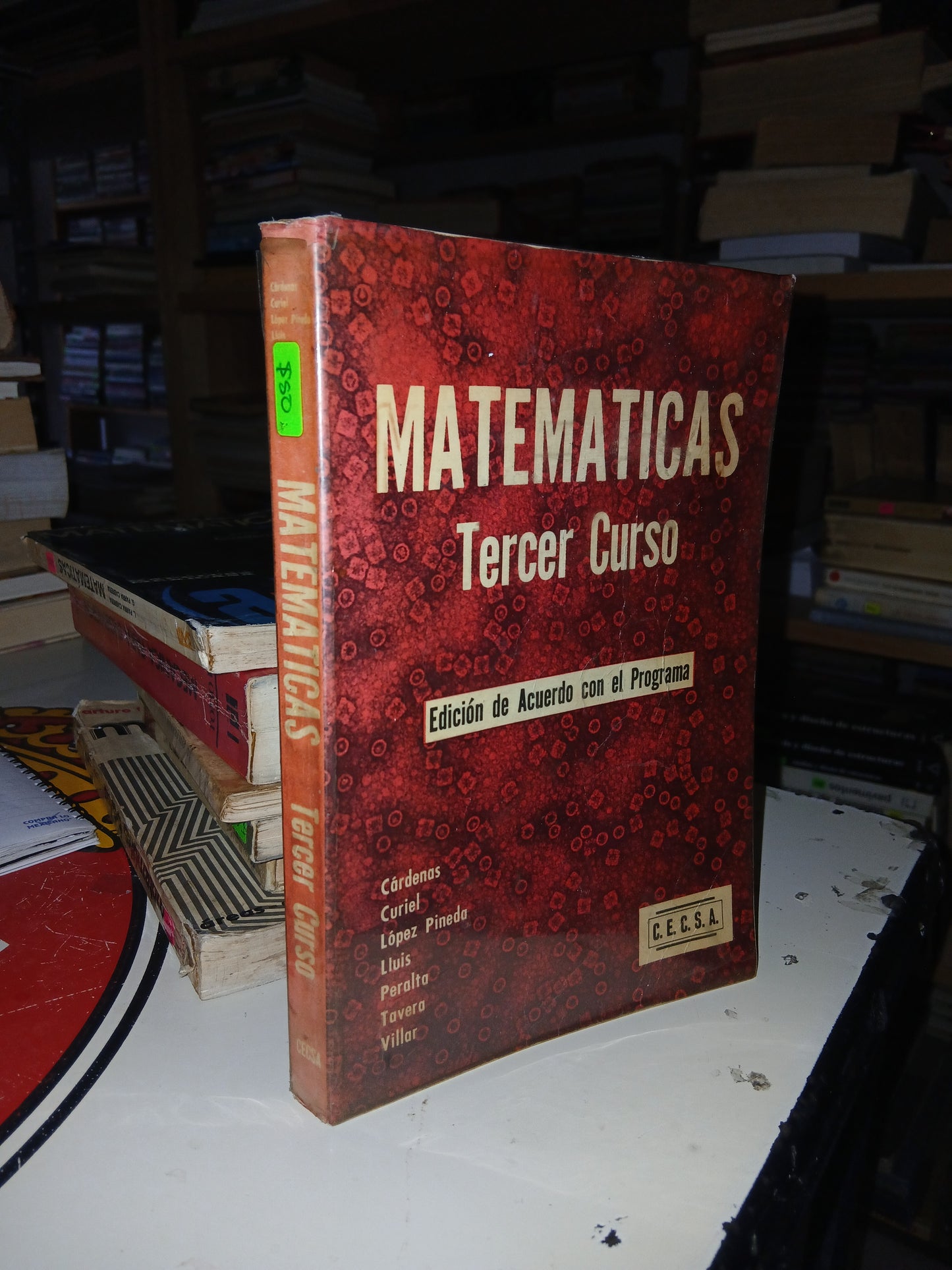 MATEMÁTICAS TERCER CURSO (VARIOS AUTORES) USADO MATEMÁTICAS LITERARIO 207