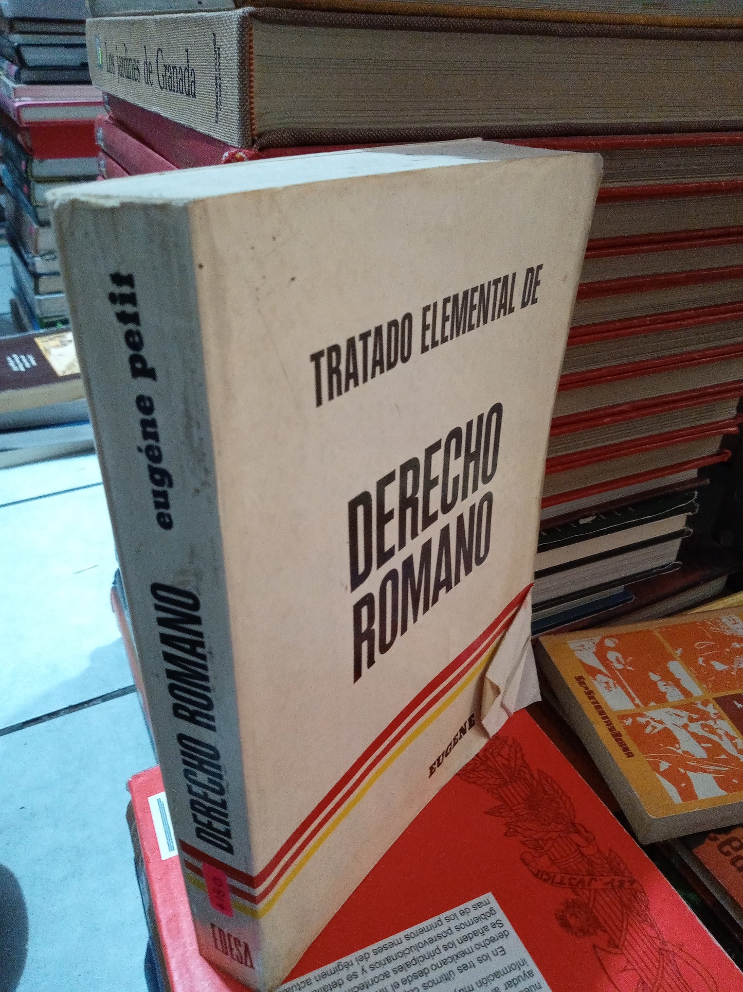 TRATADO ELEMENTAL DE DERECHO ROMANO POR EUGENE PETIT USADO DERECHO JUÁREZ