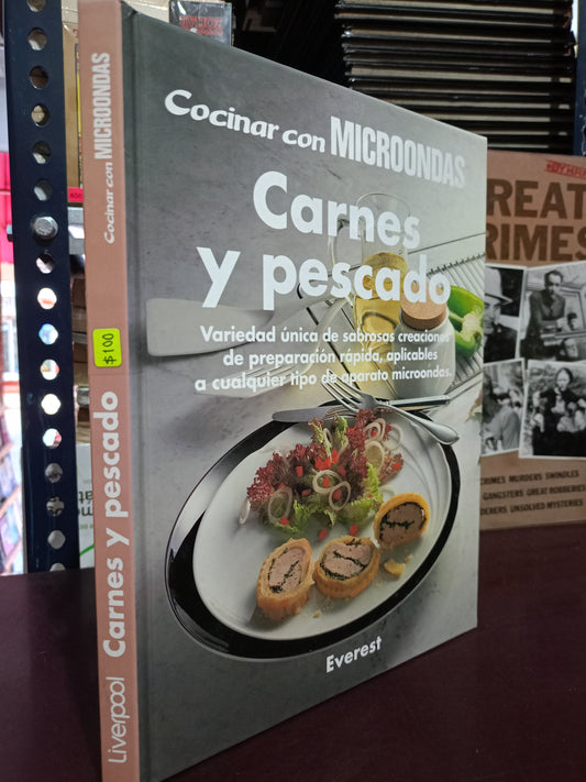 COCINAR CON MICROONDAS CARNES Y PESCADO POR SABINE VON IMHOFF USADO COCINA LITERARIO 305