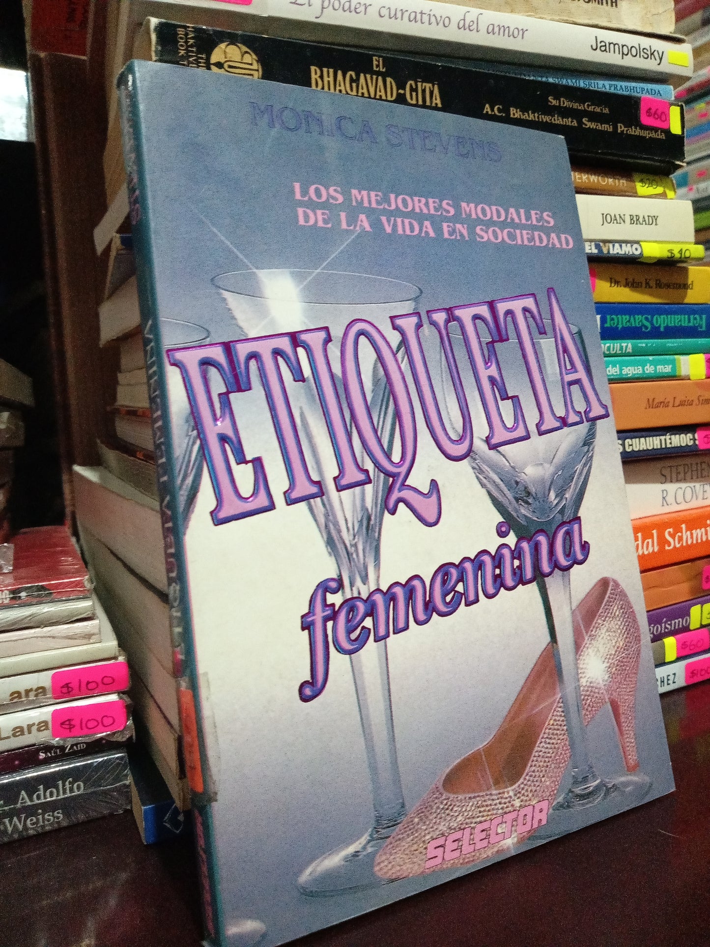 ETIQUETA FEMENINA MONICA STEVENS USADO S.PERSONAL LITERARIO #305