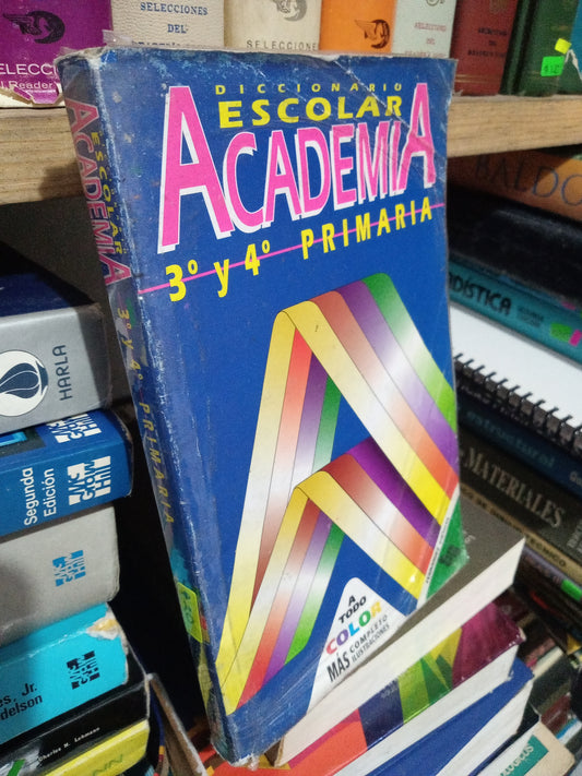 DICCIONARIO ESCOLAR ACADEMIA 3RO Y 4TO PRIMARIA USADO EDUCACION JUAREZ