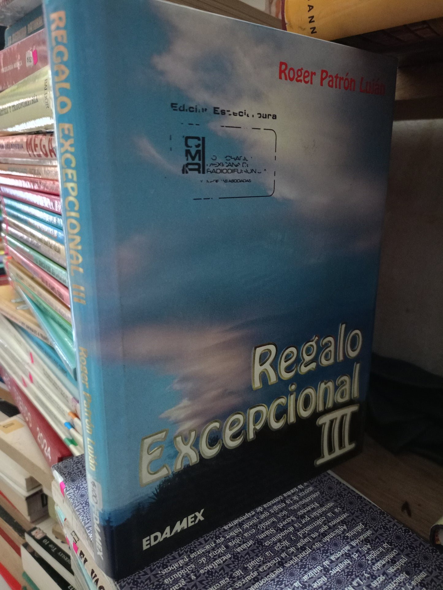 REGALO EXCEPCIONAL III POR ROGER PATRON LUJAN USADO SUPERACIÓN PERSONAL LITERARIO 305