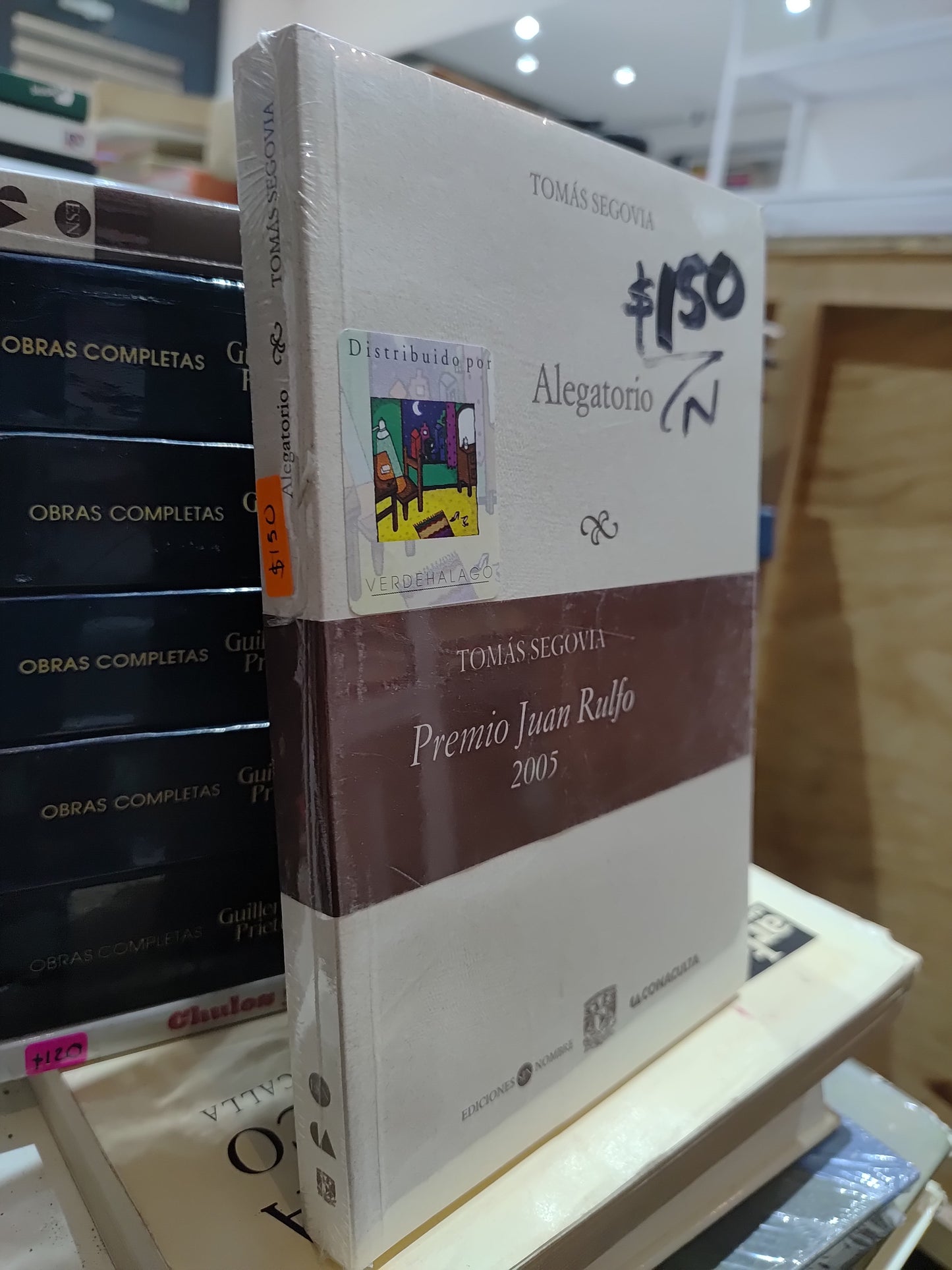 ALEGATORIO POR TOMAS SEGOVIA USADO NOVELAS JUAREZ 515
