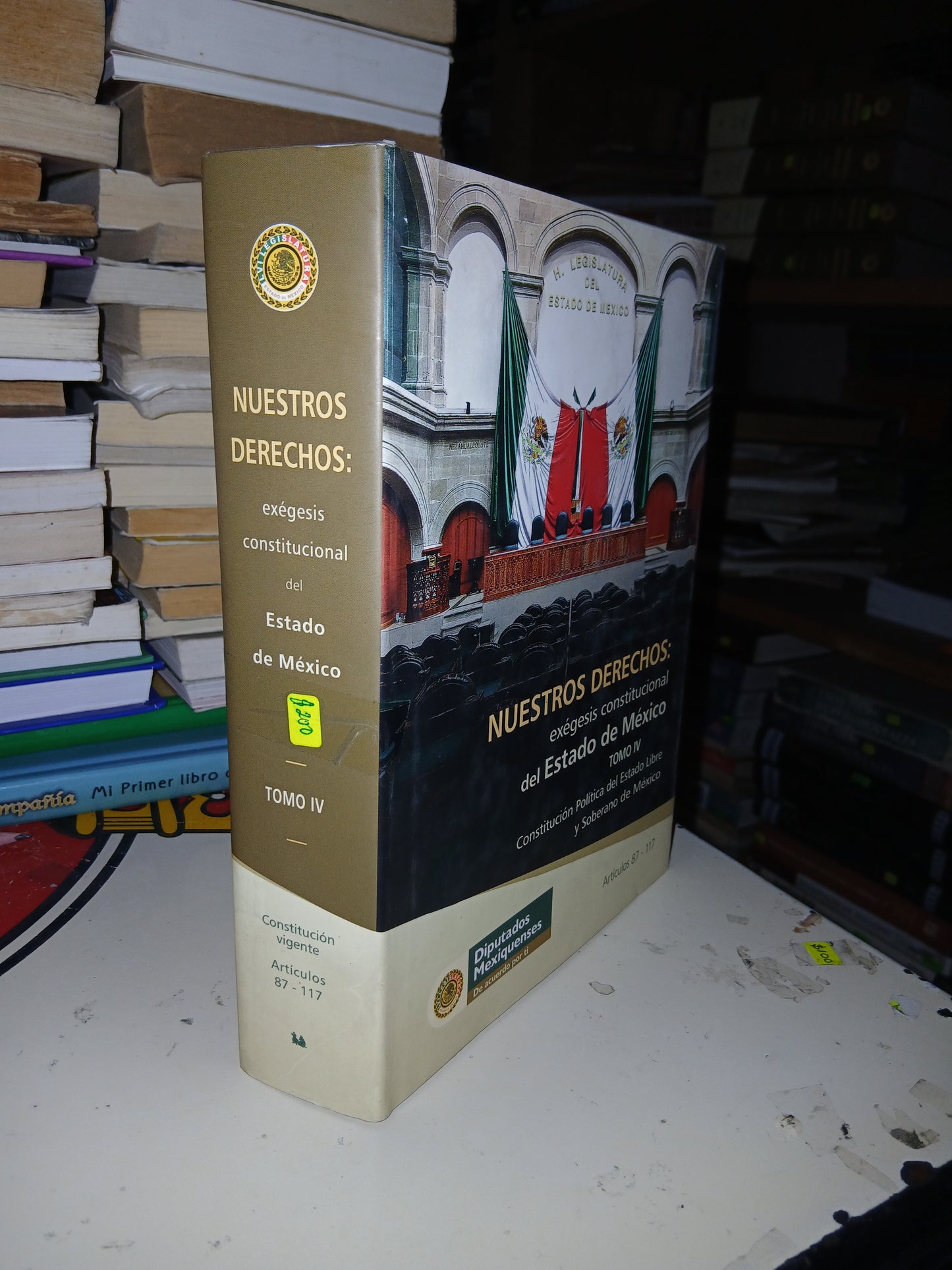 NUESTROS DERECHOS: EXÉGESIS CONSTITUCIONAL DEL ESTADO DE MÉXICO (TOMO IV) USADO DERECHO LITERARIO 207