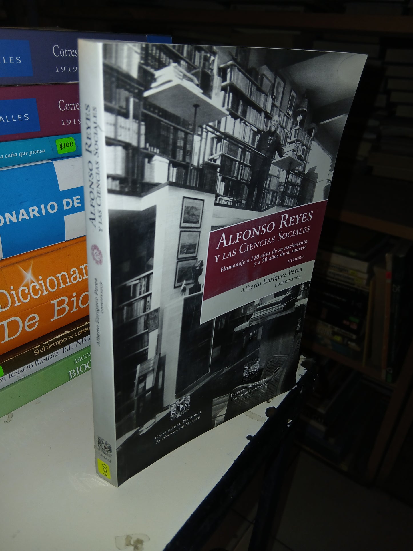 ALFONSO REYES Y LAS CIENCIAS SOCIALES COORDINADO POR ALBERTO ENRÍQUEZ PEREA USADO HISTORIA LITERARIO 207