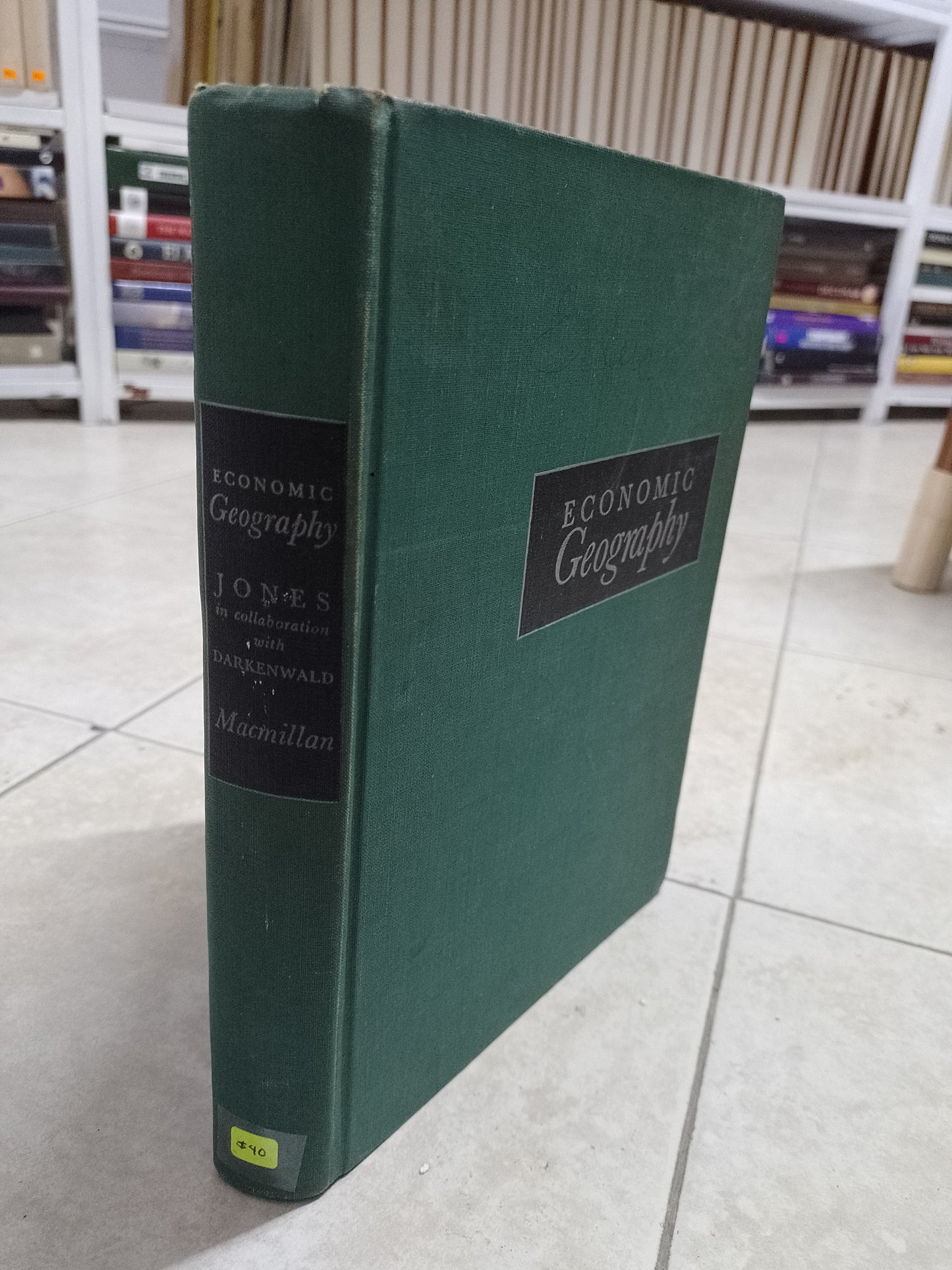 ECONOMIC GEOGRAPHY POR CLARENCE FIELDEN JONES USADO GEOGRAFIA JUAREZ 515