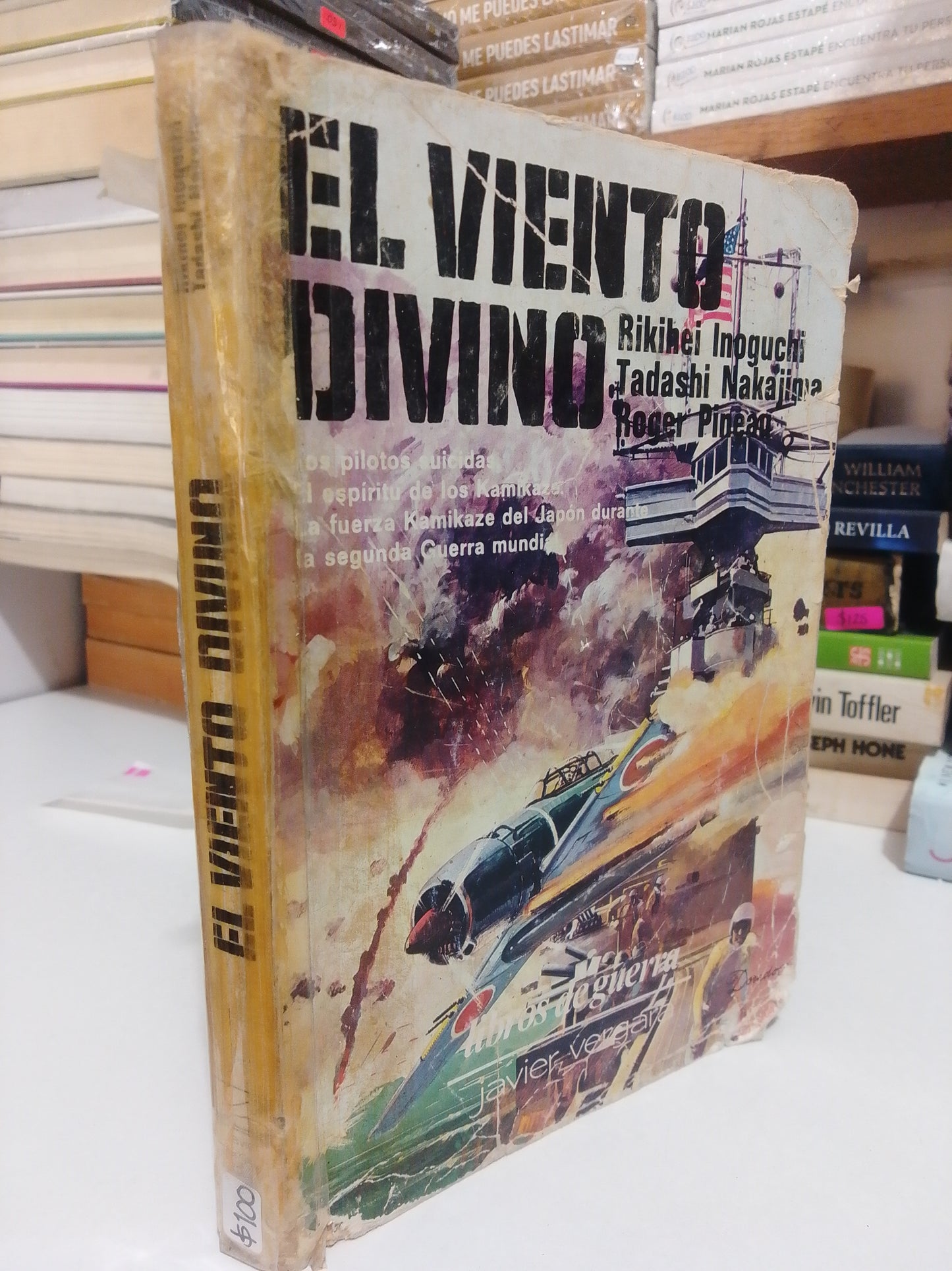 EL VIENTO DIVINO POR RIKIHEI INOGUCHI TADASHI NAKAJIMA USADO NOVELA JUAREZ