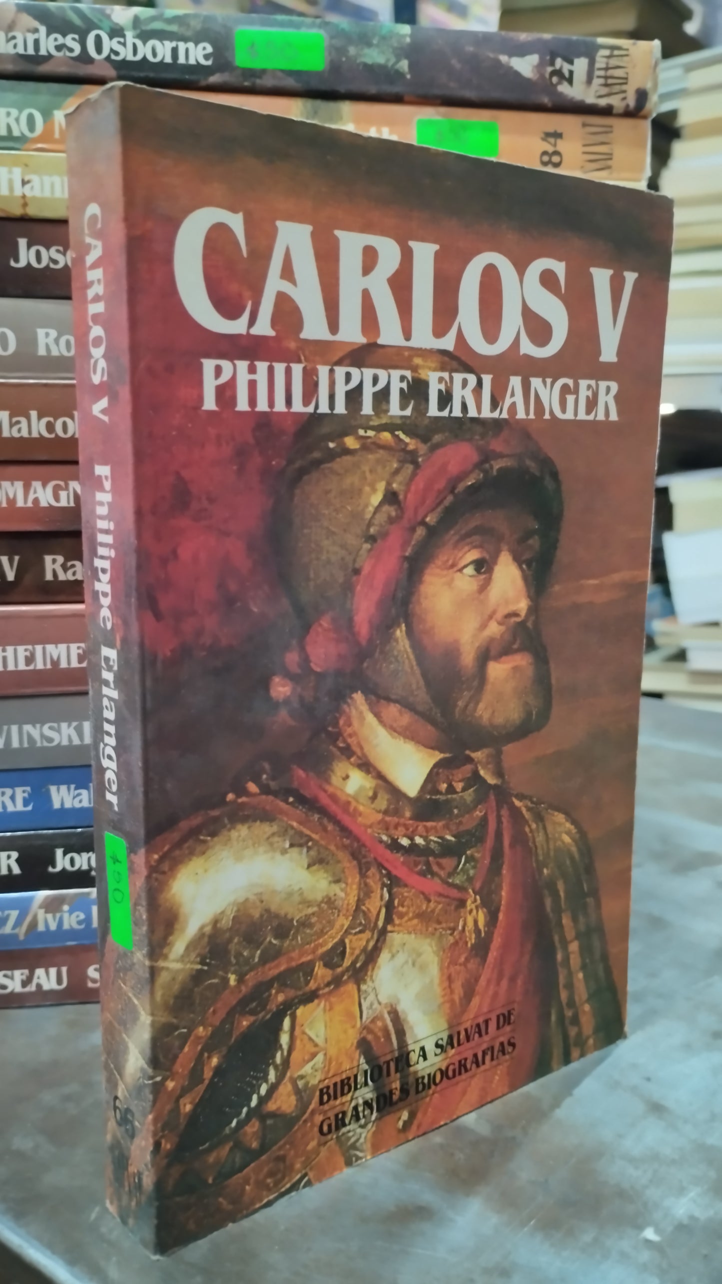 CARLOS V POR PHILIPPE ERLANGER LIBRO USADO HISTORIA ALDAMA