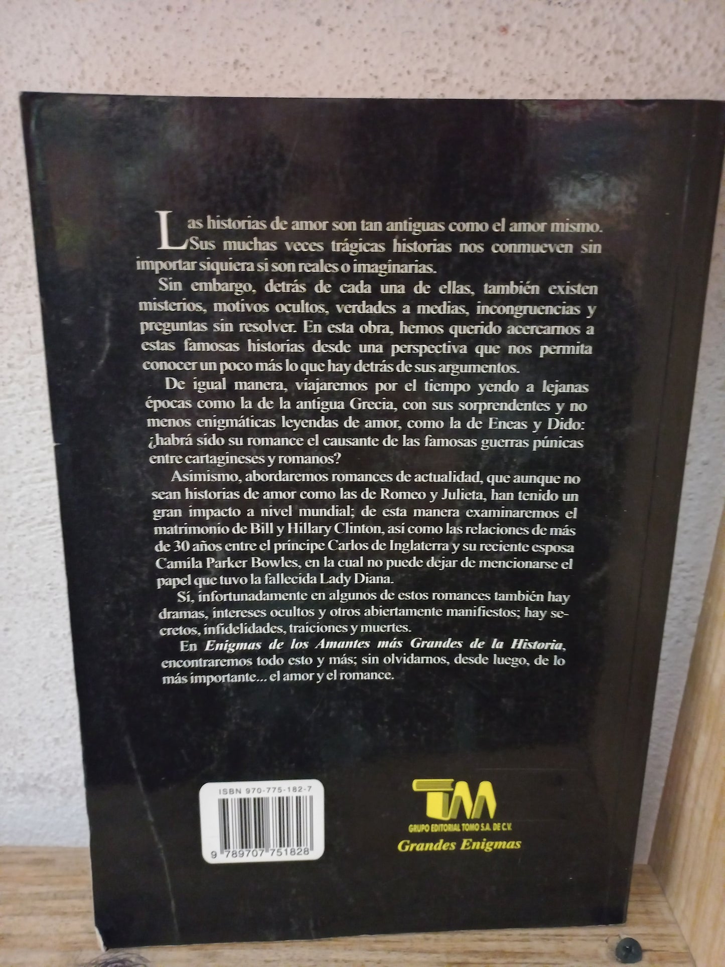 ENIGMAS DE LOS AMANTES MÁS GRANDES DE LA HISTORIA POR MARIAN BEJAR USADO HISTORIA LITERARIO 305