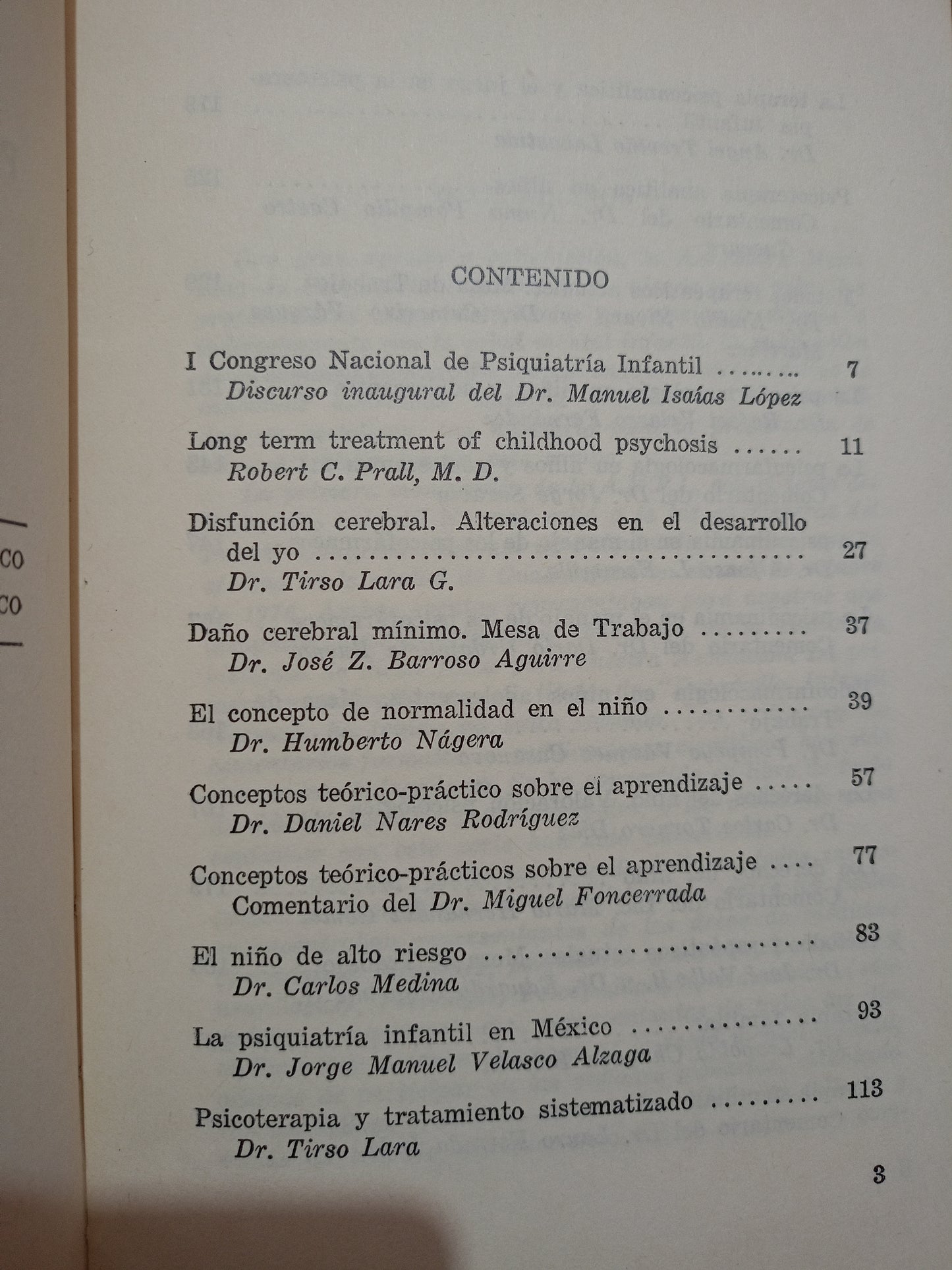 MONOGRAFÍAS DE LA ASOCIACIÓN MEXICANA DE PSIQUIATRÍA INFANTIL II PRIMER CONGRESO NACIONAL USADO PSICOLOGÍA LITERARIO 305