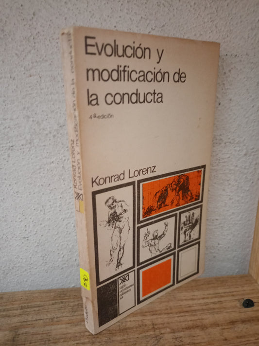 EVOLUCIÓN Y MODIFICACION DE LA CONDUCTA KONRAD LORENZ USADO EDUCACIÓN LITERARIO 305