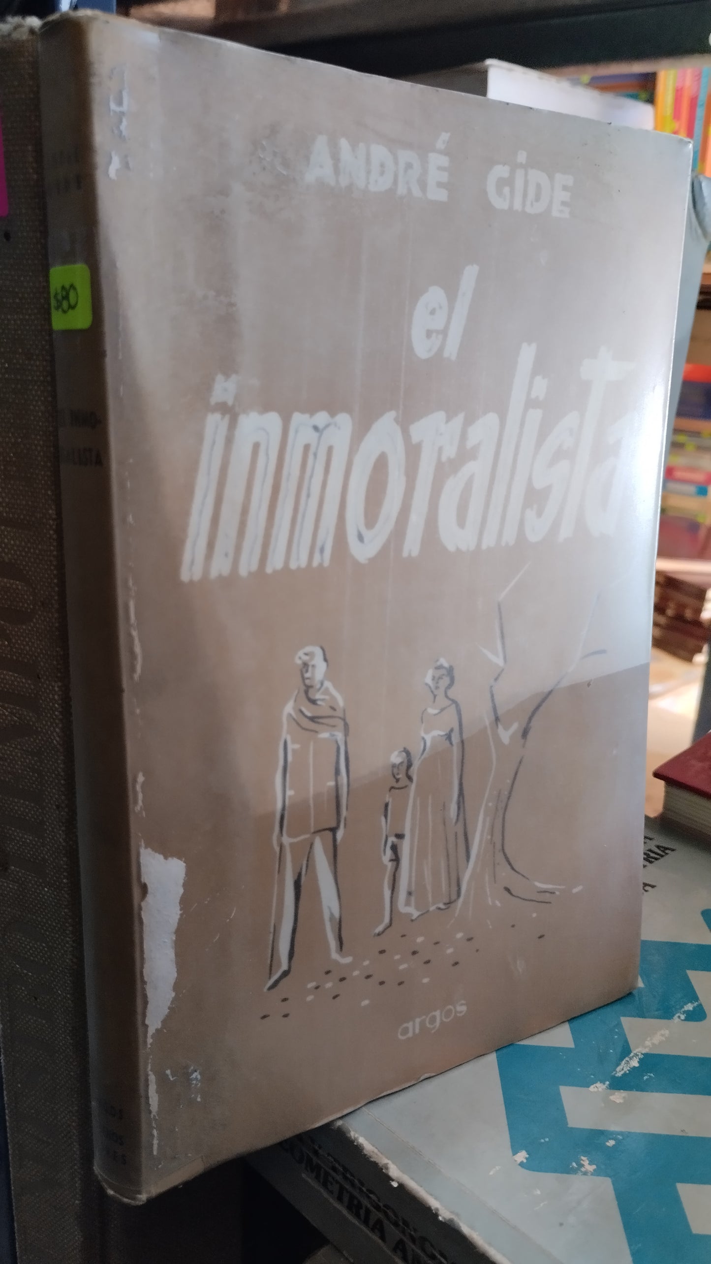 EL INMORALISTA POR ANDRE GIDE LIBRO USADO NOVELAS ALDAMA