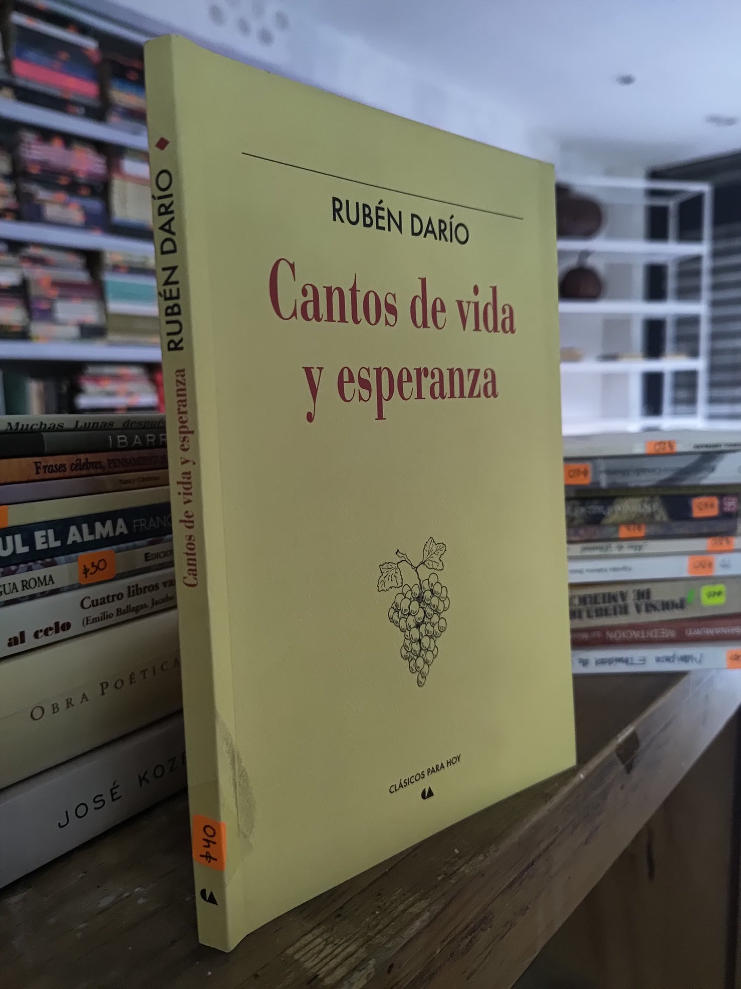 CANTOS DE VIDA Y ESPERANZA POR RUBEN DARIO USADO POESIA JUAREZ 515