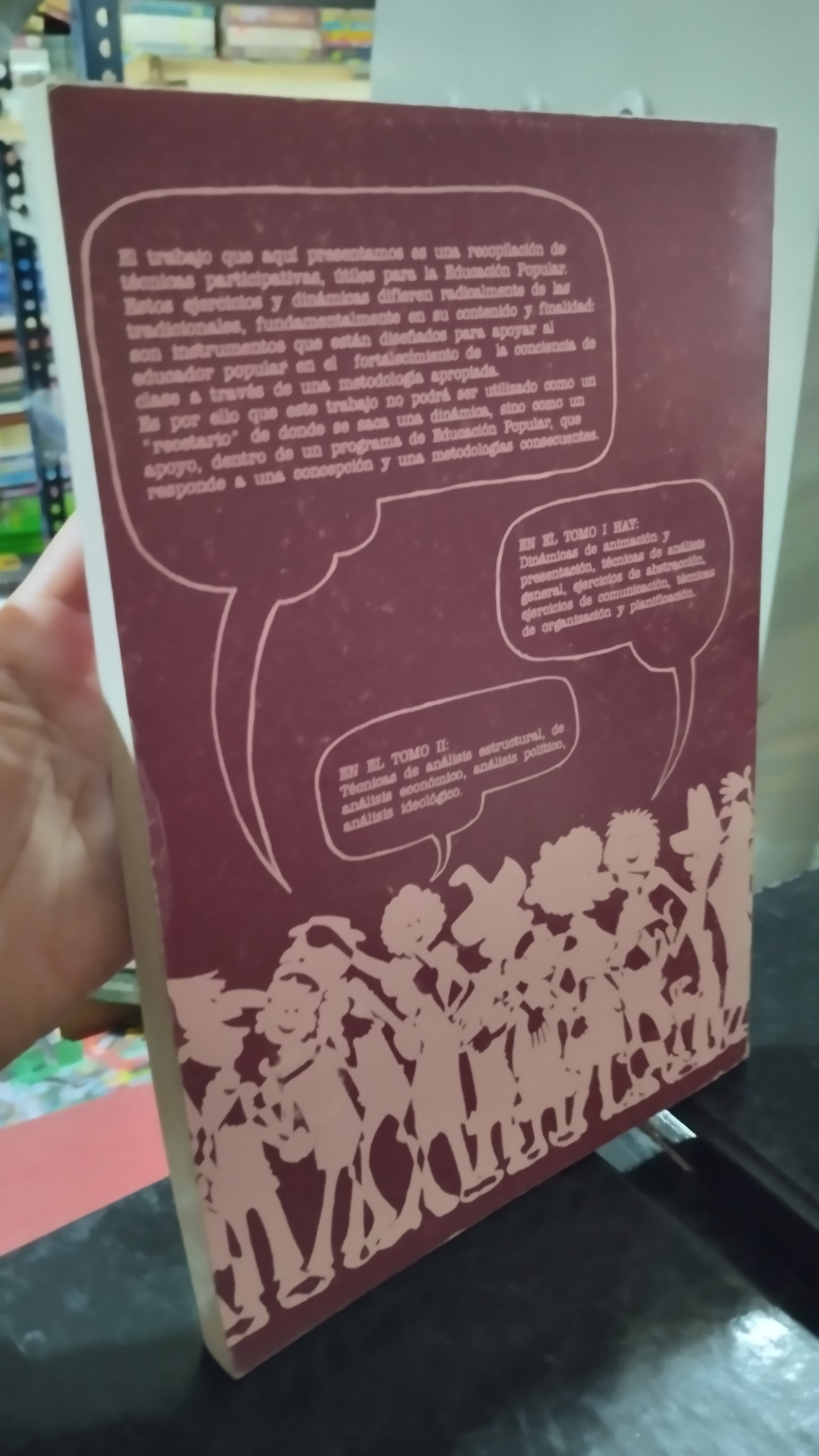 TECNICAS PARTICIPATIVAS PARA LA EDUCACION POPULAR POR GRACIELA BUSTILLOS LAURA VARGAS LIBRO USADO EDUCACIÓN ALDAMA