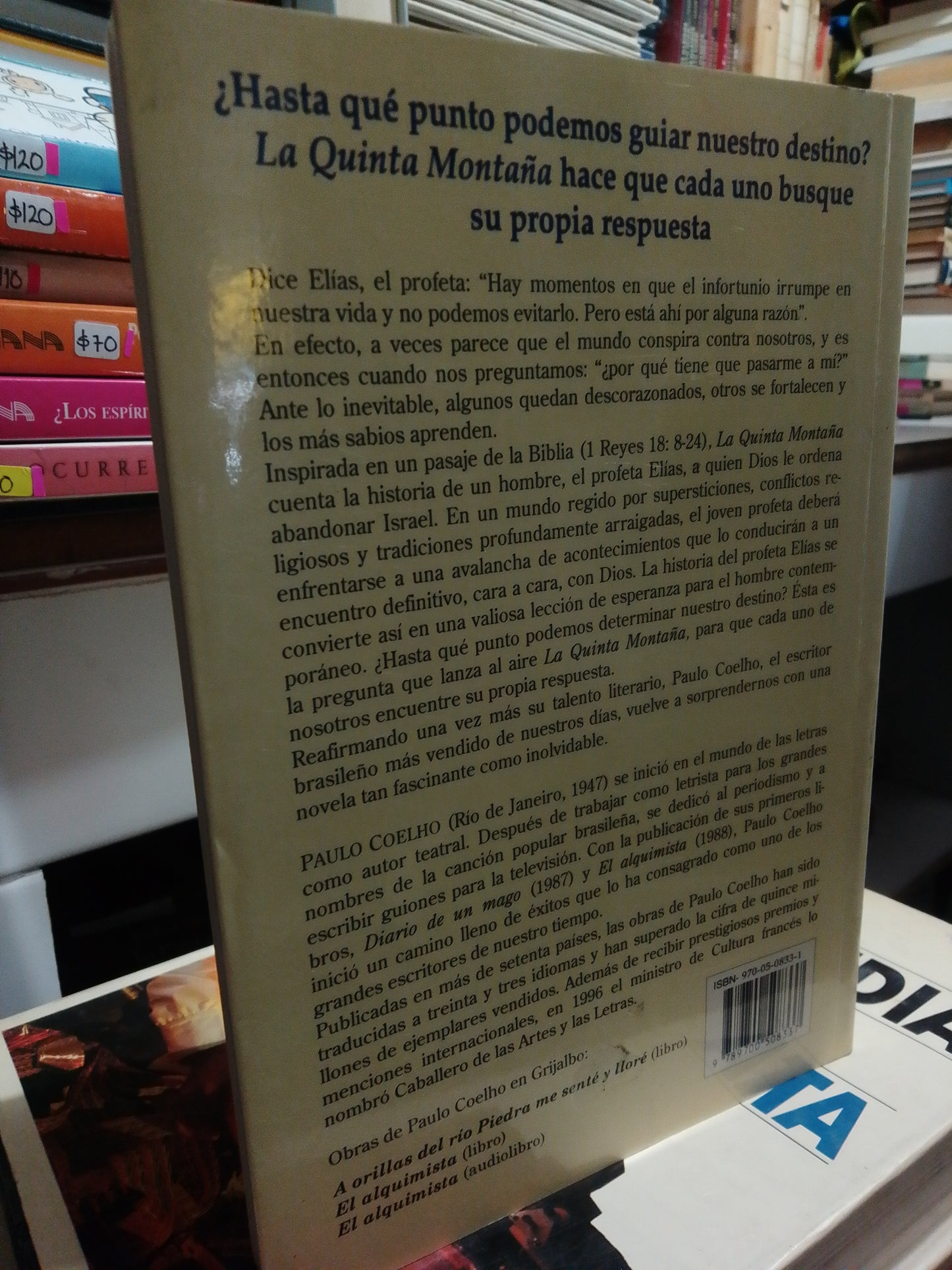 LA QUINTA MONTAÑA POR PAULO COELHO USADO SUPERACIÓN PERSONAL JUÁREZ