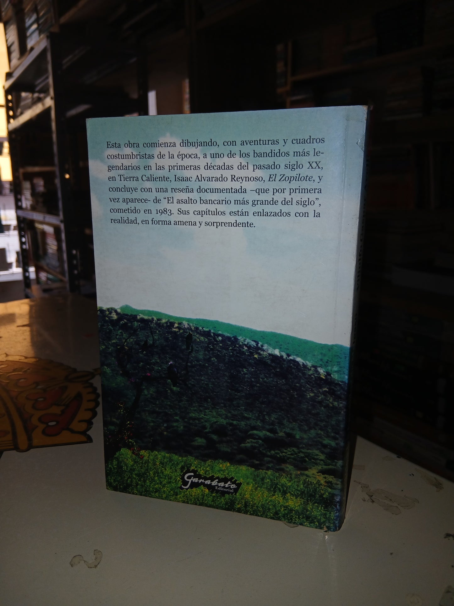 EL ZOPILOTE Y LOS BANDIDOS DE MALPASO POR VILIULFO GASPAR AVELLANEDA USADO NOVELA LITERARIO 207