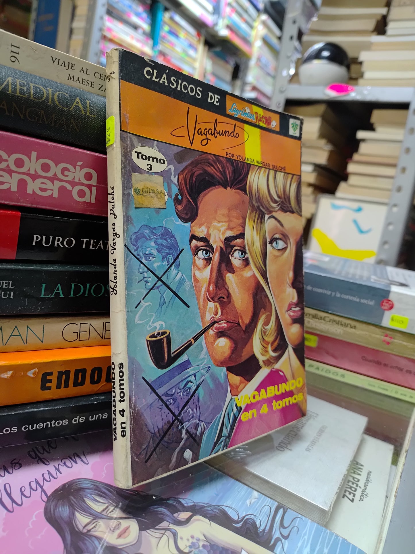 VAGABUNDO TOMO 3 POR YOLANDA VARGAS DULCHE USADO NOVELAS JUAREZ 515