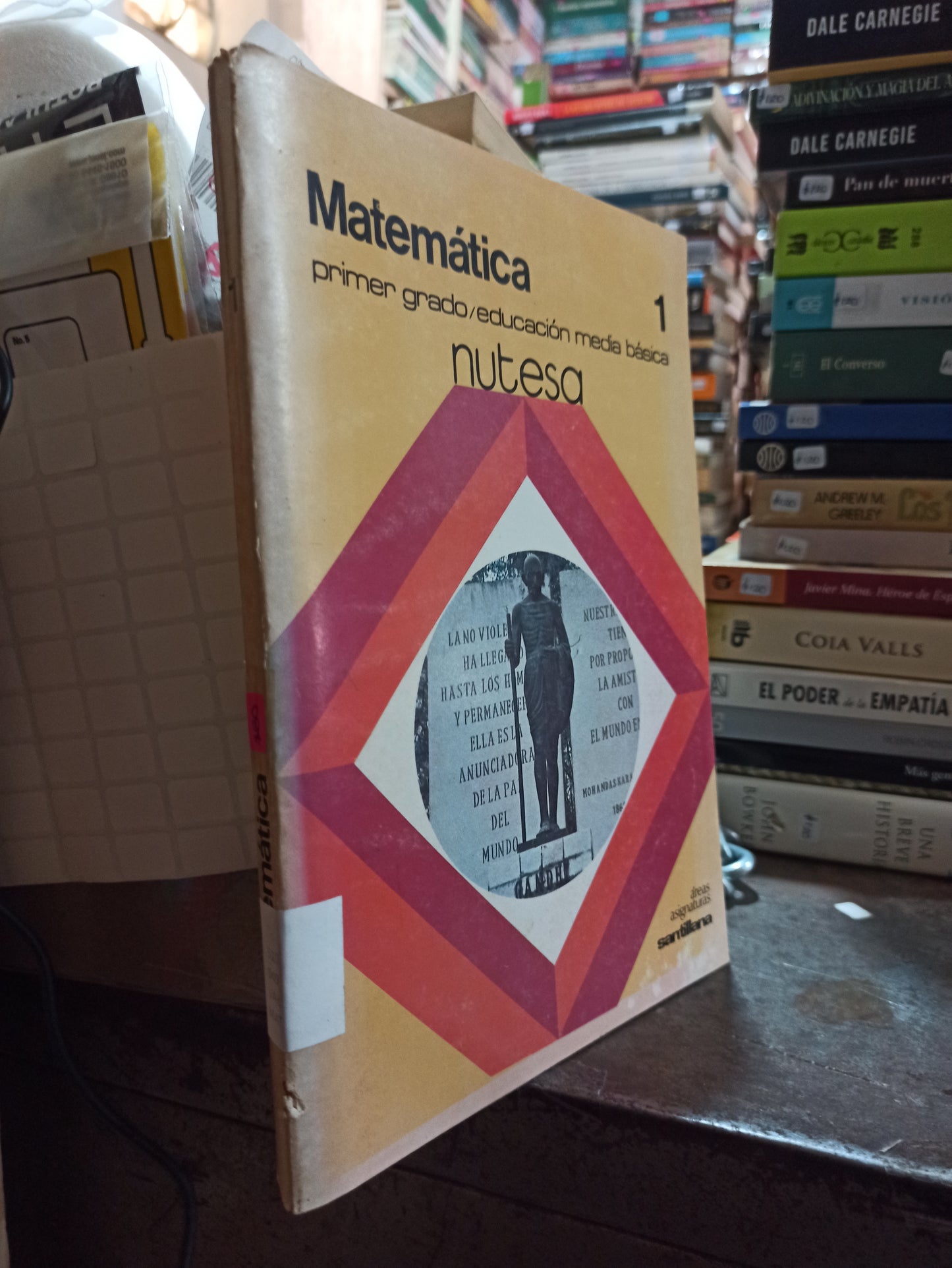 MATEMATICA 1 PRIMER GRADO POR EDITORIAL SANTILLANA USADO MATEMATICAS ALDAMA