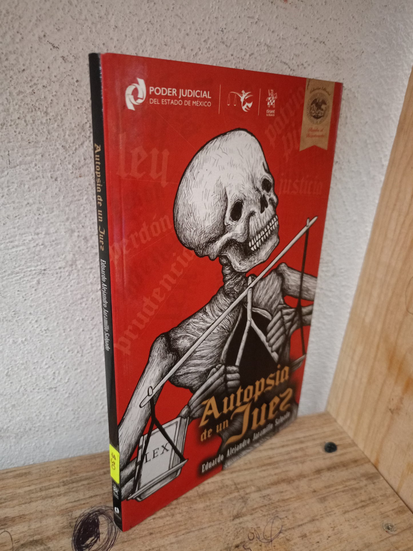 AUTOPSIA DE UN JUEZ POR EDUARDO ALEJANDRO JARAMILLO SALGADO USADO DERECHO LITERARIO 305