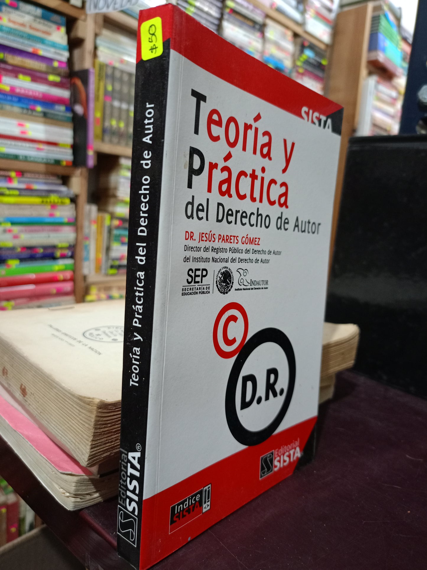 TEORIA Y PRACTICA DEL DERECHO DE AUTOR POR DR JESUS PARETS GOMEZ USADO DERECHO LITERARIO 305